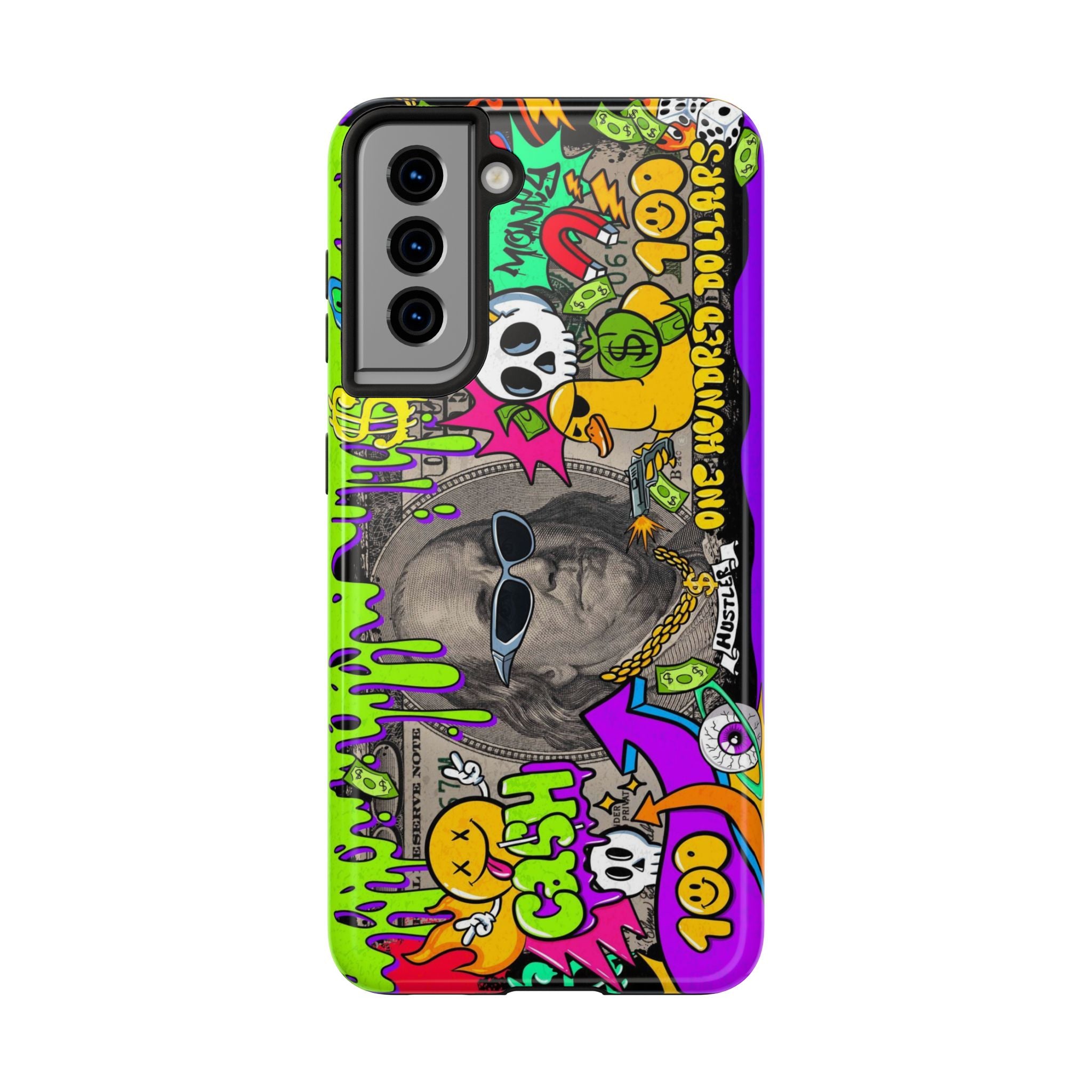 Vibrant Abstract Tough iPhone and Samsung Phone Cases - Funky, Graffiti-Style Protection, Perfect for Teens, Unique Gift, Street Art Lover, Cool Accessories