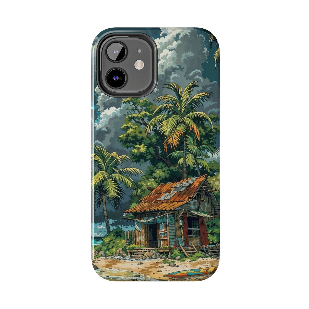 Tropical Paradise Tough iPhone and Samsung Cases - Beach Vibe, Summer Gift, Durable Protection for Adventure Lovers, Coastal Decor, Phone Accessories