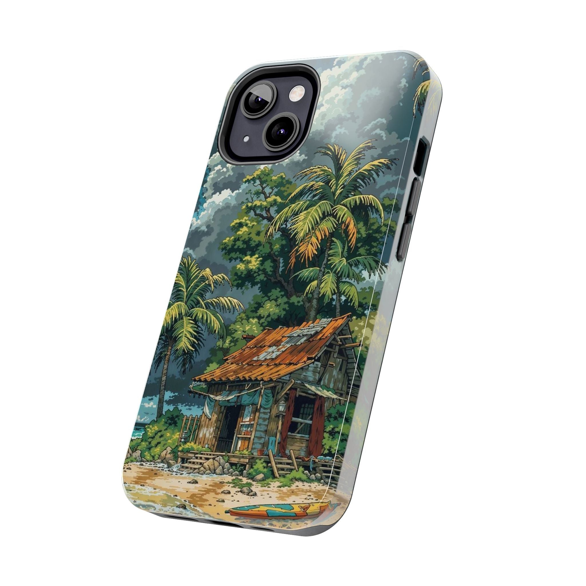 Tropical Paradise Tough iPhone and Samsung Cases - Beach Vibe, Summer Gift, Durable Protection for Adventure Lovers, Coastal Decor, Phone Accessories