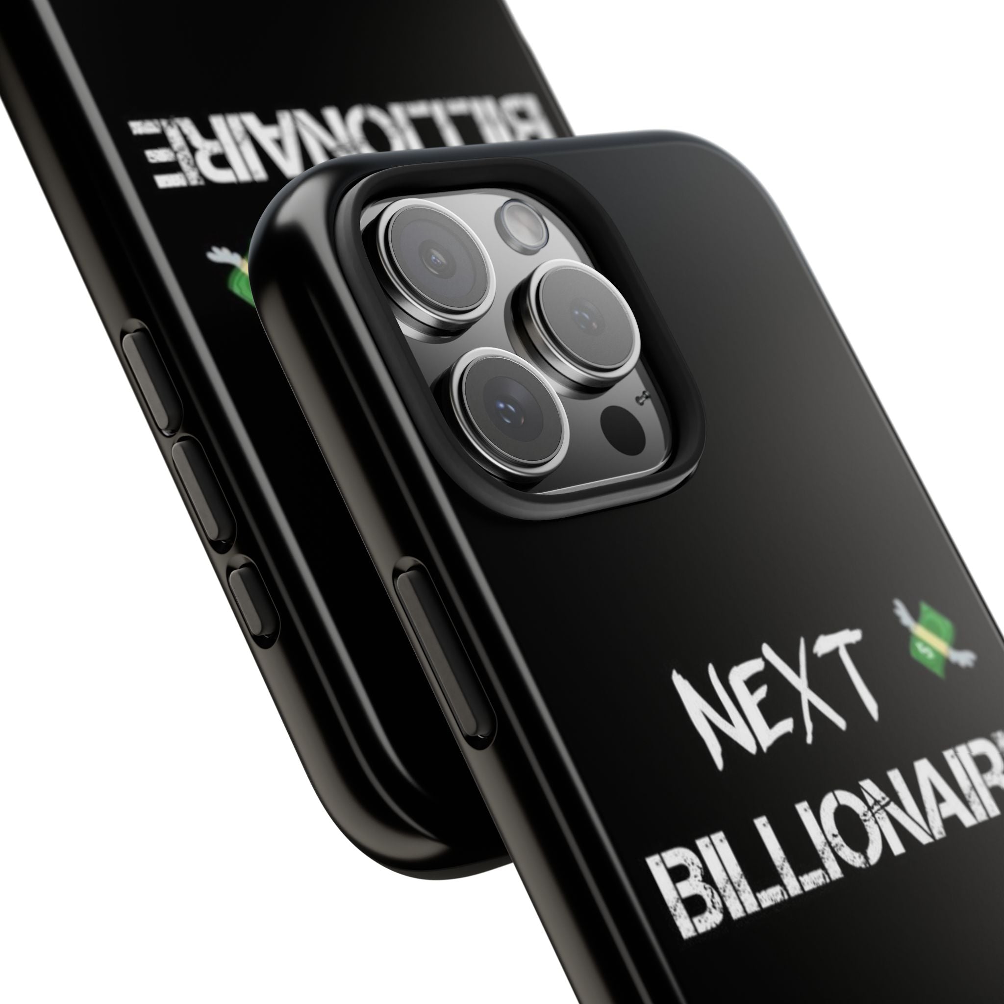 Bold Next Billionaire Phone Case, Tough Phone Cover, Entrepreneur Gift, Motivational Phone Accessory, Unique Tech Decor