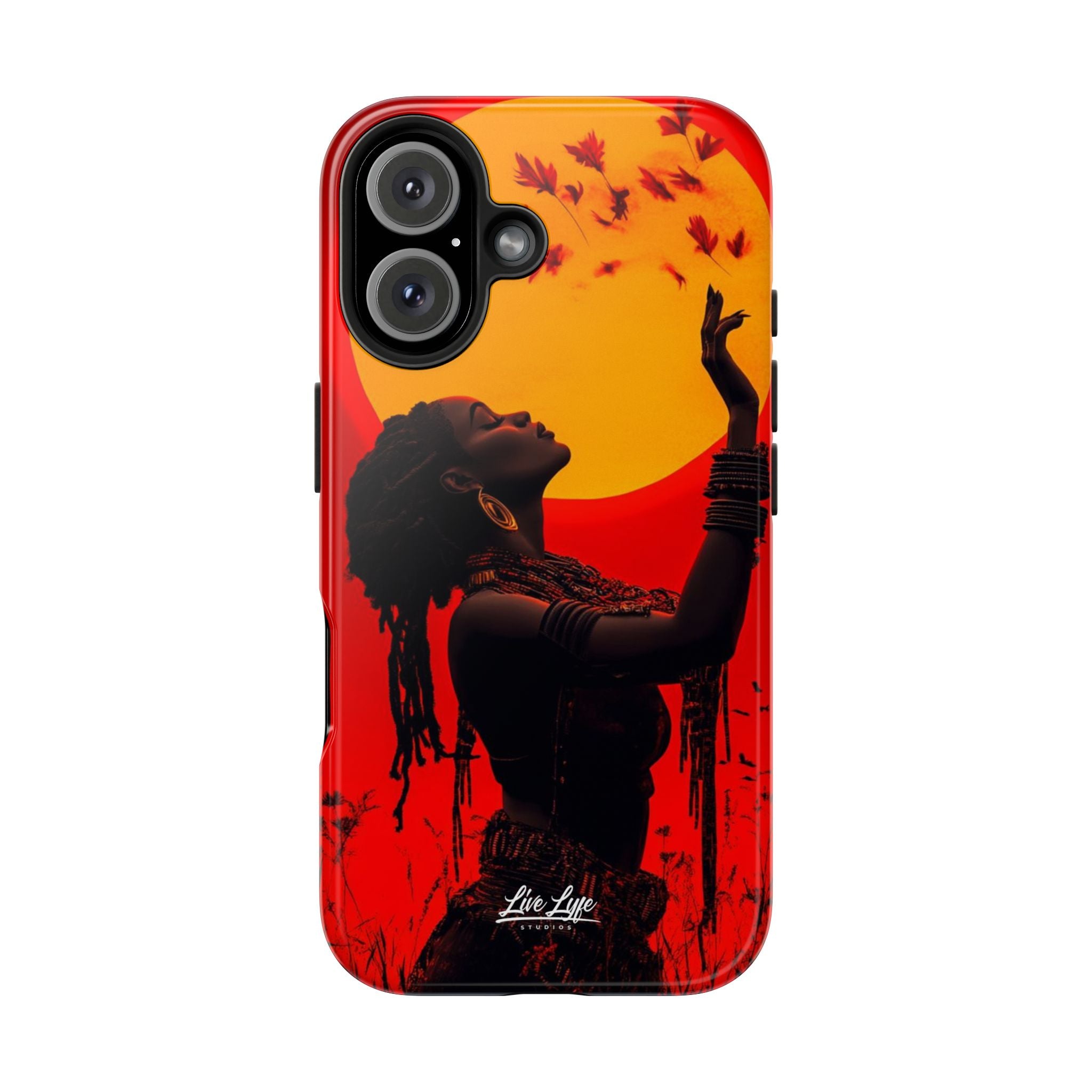 Sunset Spirit, Rasta Soul Awakening Phone Case