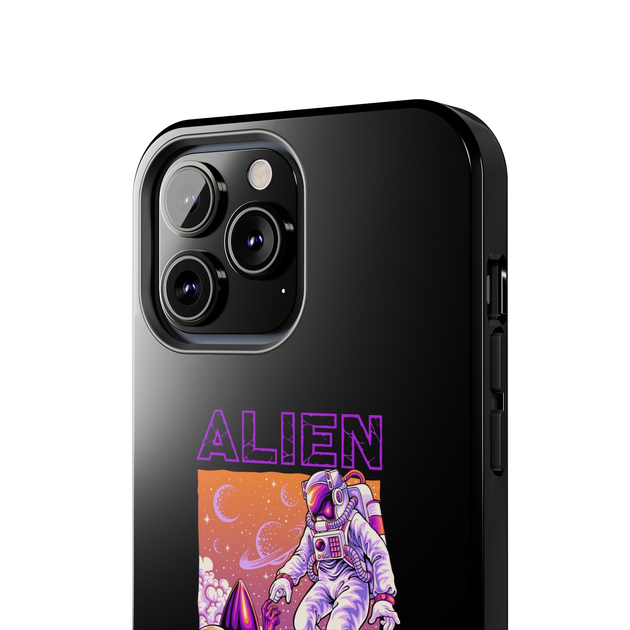 Alien Connection Phone Case – Sleek Black Cover