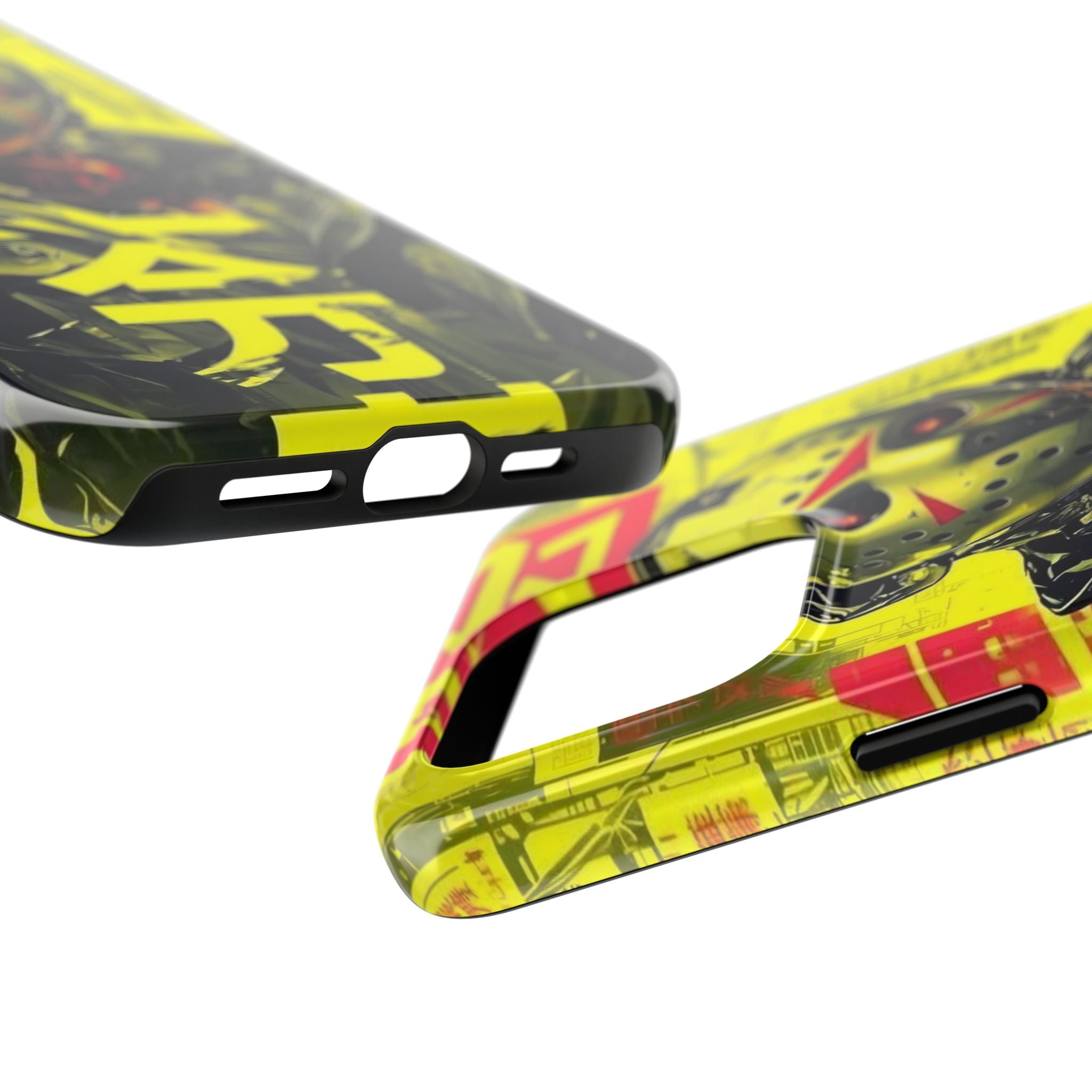 Cyberpunk Tough Phone Case - Unique Tech Accessory for Gamers, Gift for Birthdays, Holidays, Phone Protection, Stylish Design