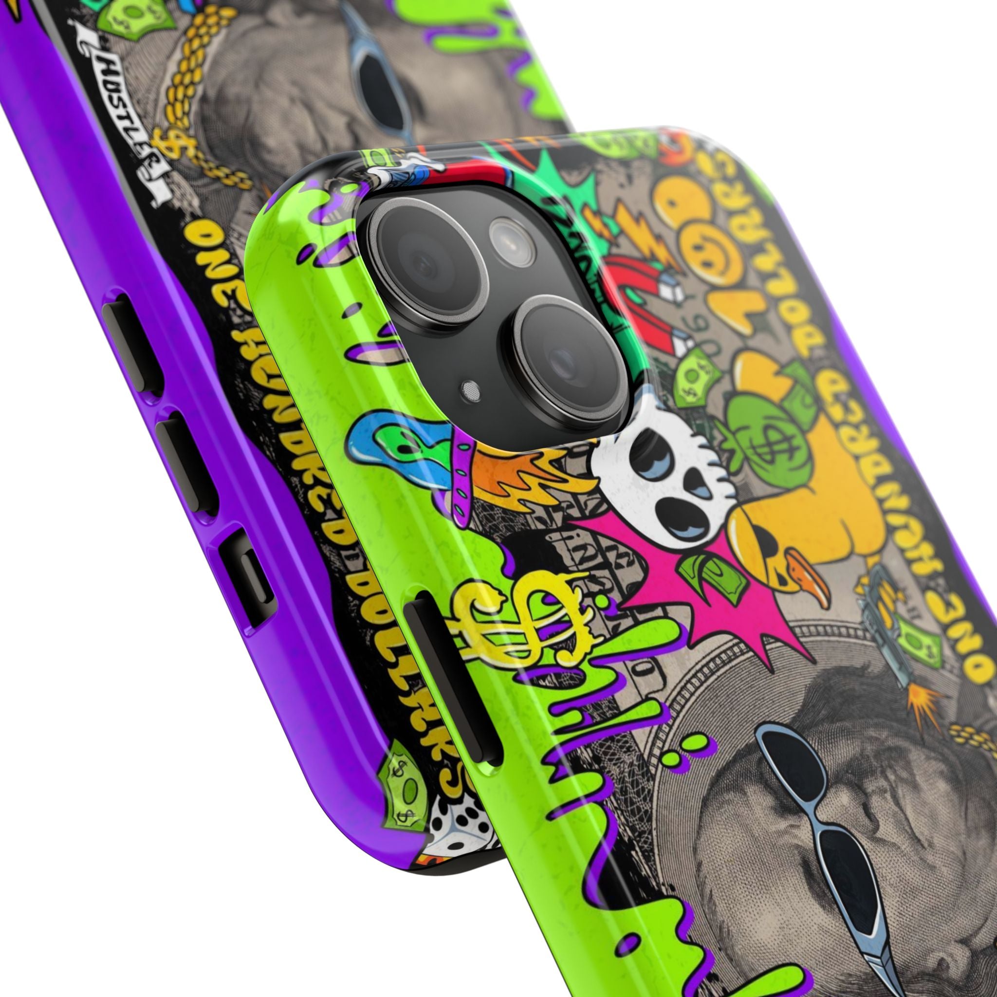 Vibrant Abstract Tough iPhone and Samsung Phone Cases - Funky, Graffiti-Style Protection, Perfect for Teens, Unique Gift, Street Art Lover, Cool Accessories