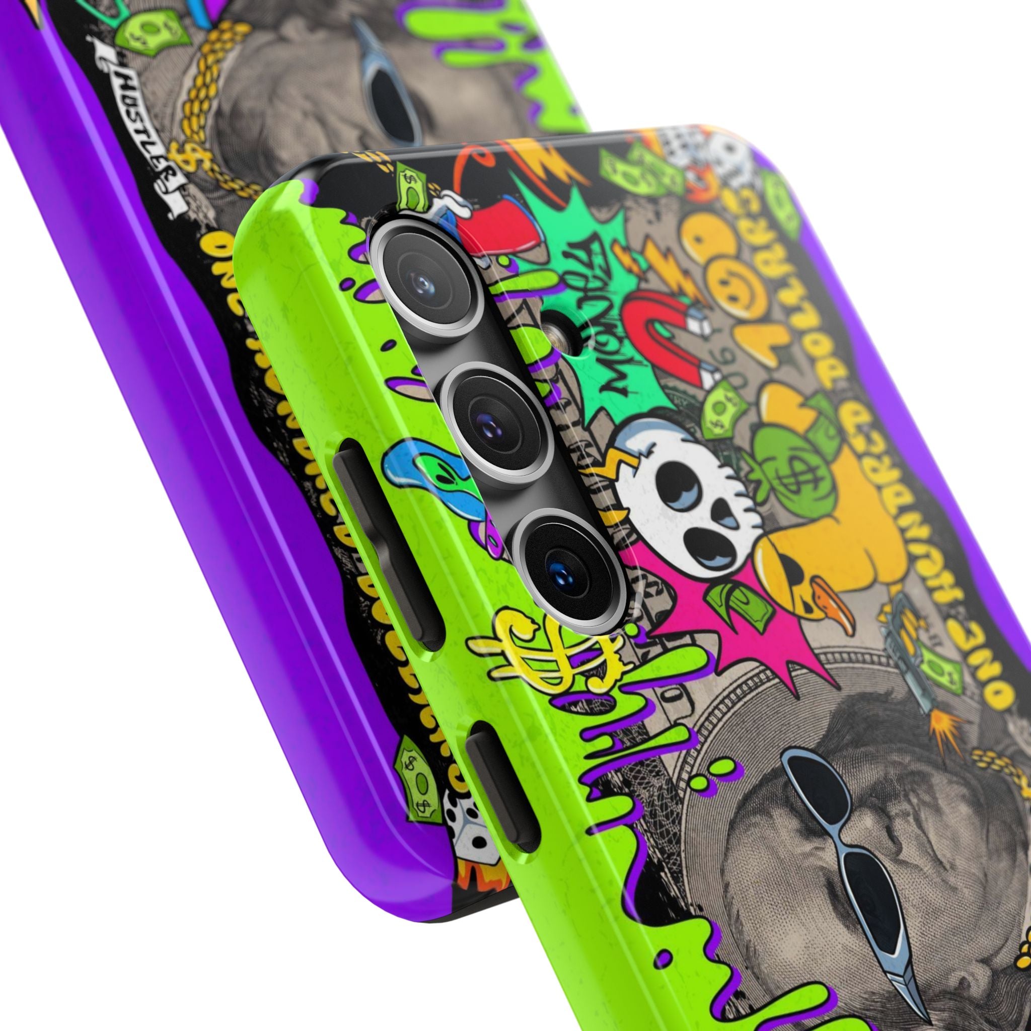 Vibrant Abstract Tough iPhone and Samsung Phone Cases - Funky, Graffiti-Style Protection, Perfect for Teens, Unique Gift, Street Art Lover, Cool Accessories