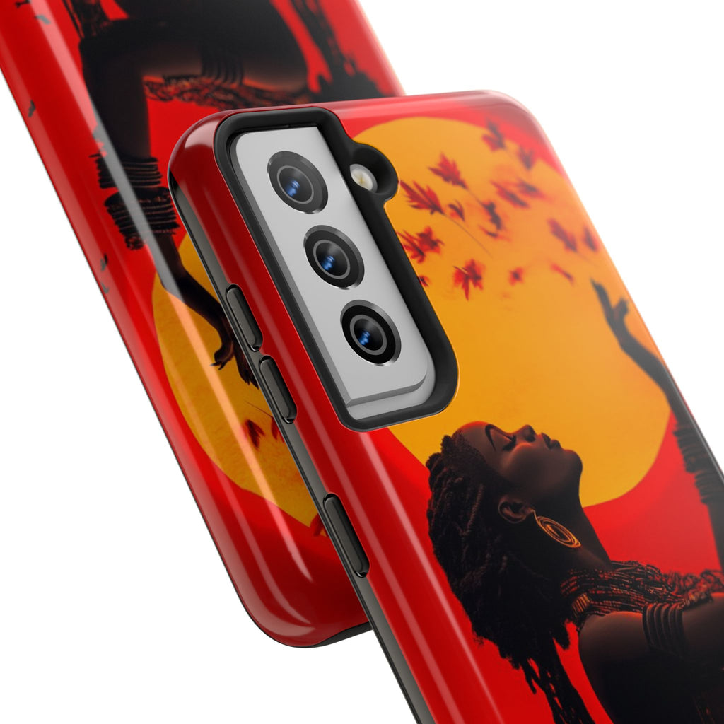 Sunset Spirit, Rasta Soul Awakening Phone Case