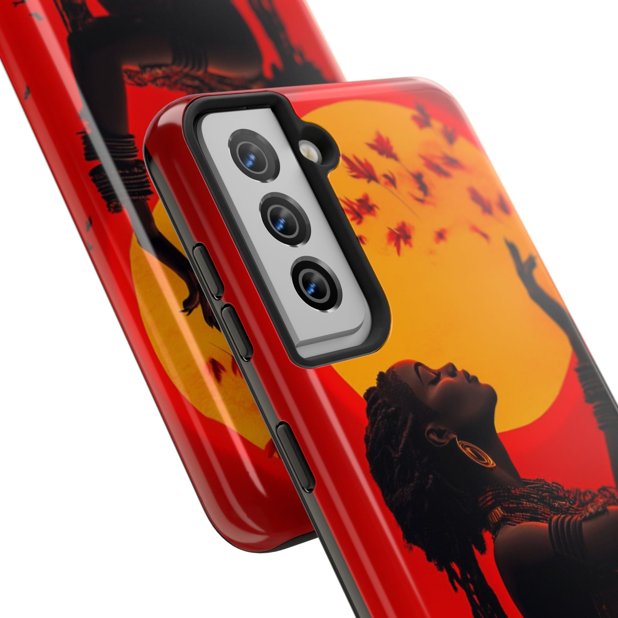 Sunset Spirit, Rasta Soul Awakening Phone Case