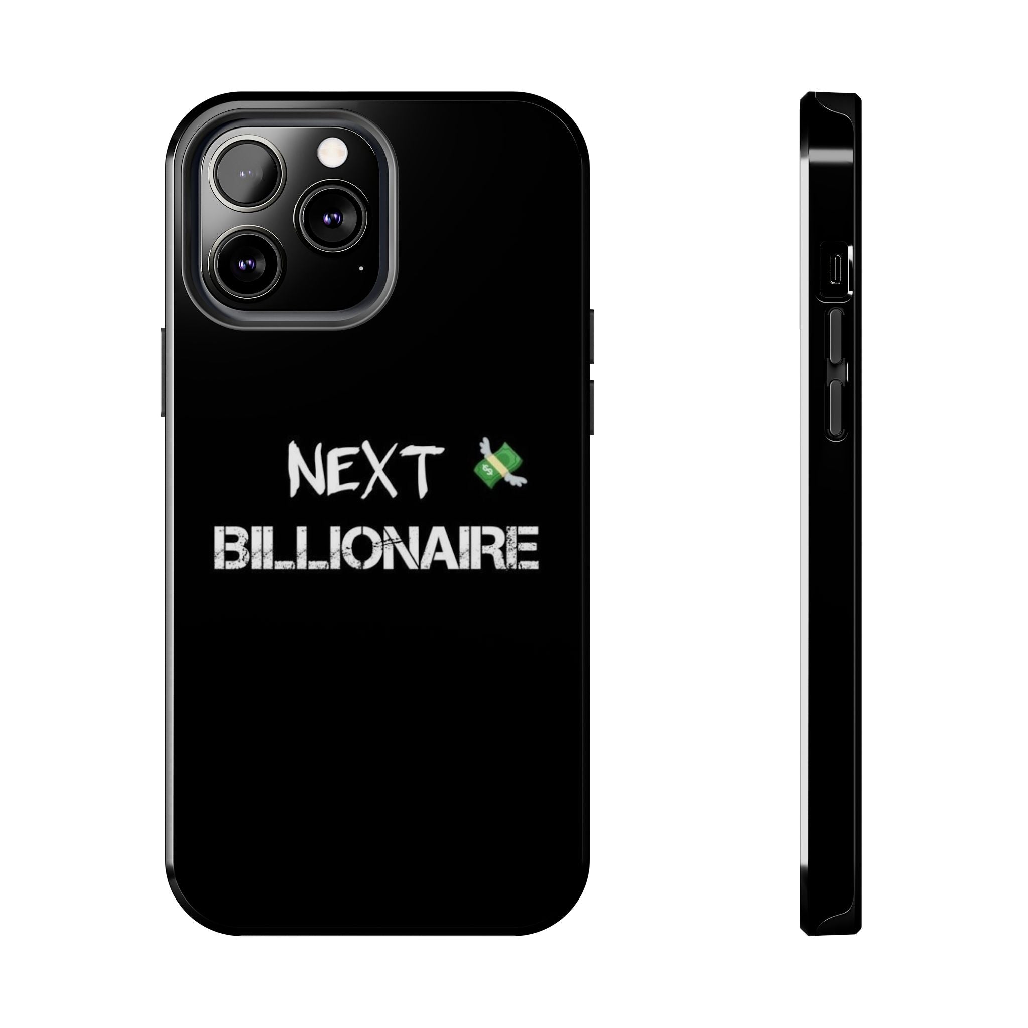 Bold Next Billionaire Phone Case, Tough Phone Cover, Entrepreneur Gift, Motivational Phone Accessory, Unique Tech Decor