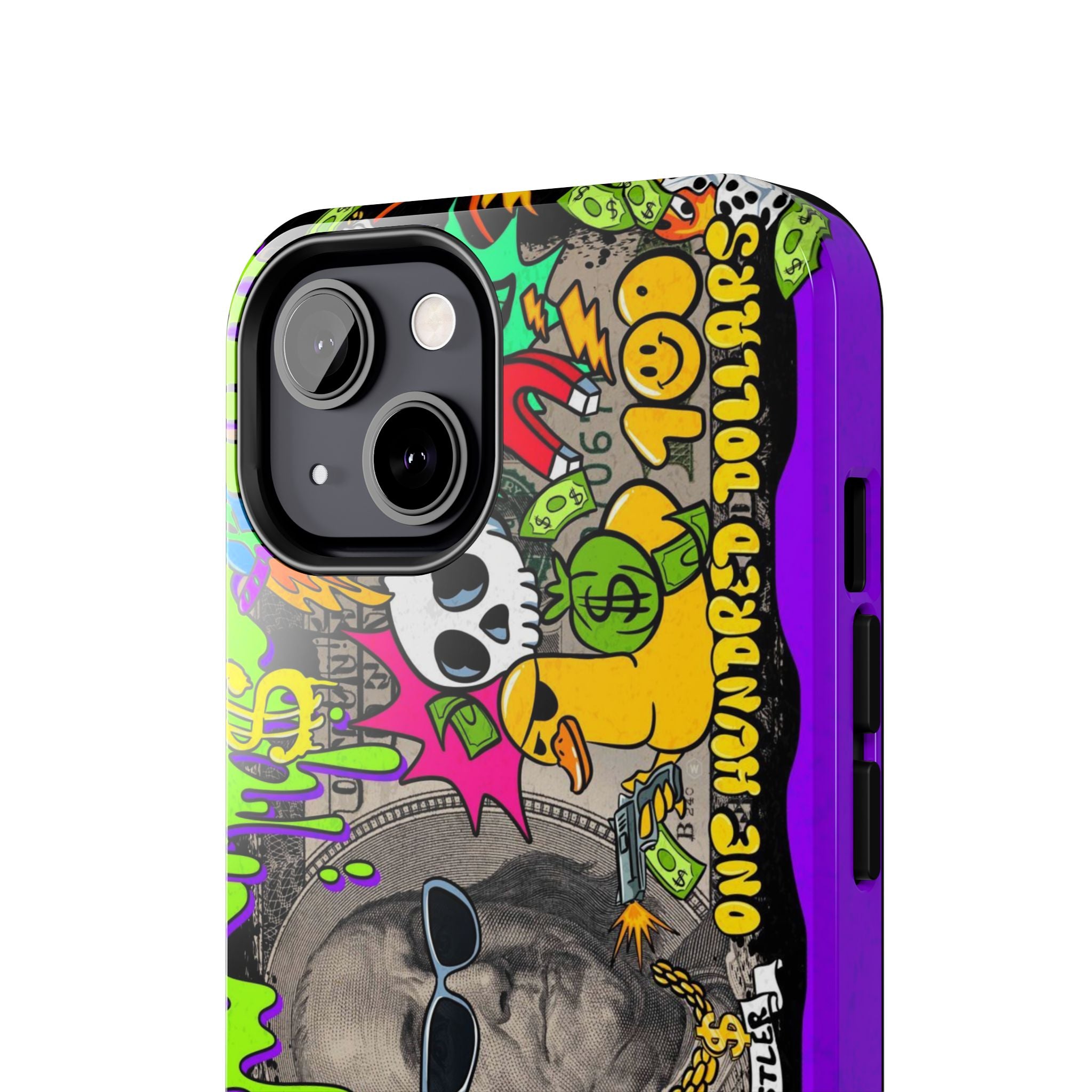 Vibrant Abstract Tough iPhone and Samsung Phone Cases - Funky, Graffiti-Style Protection, Perfect for Teens, Unique Gift, Street Art Lover, Cool Accessories