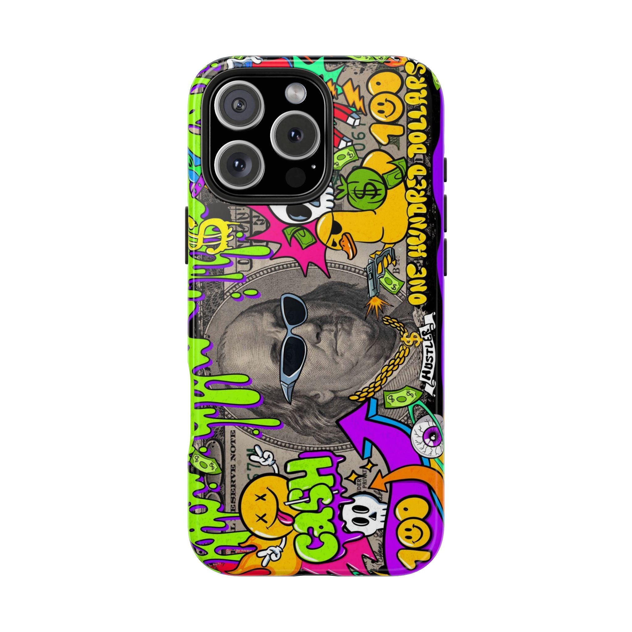 Vibrant Abstract Tough iPhone and Samsung Phone Cases - Funky, Graffiti-Style Protection, Perfect for Teens, Unique Gift, Street Art Lover, Cool Accessories