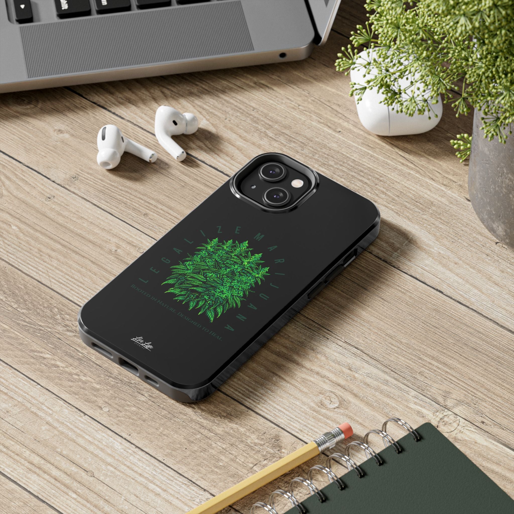Legalize The Plant Phone Case – Sleek Black Cover