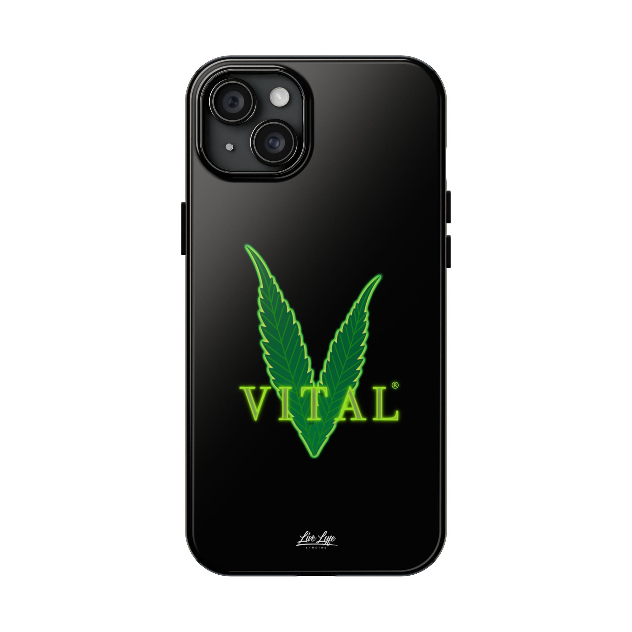 Vital Lyfe Phone Case – Sleek Black Cover