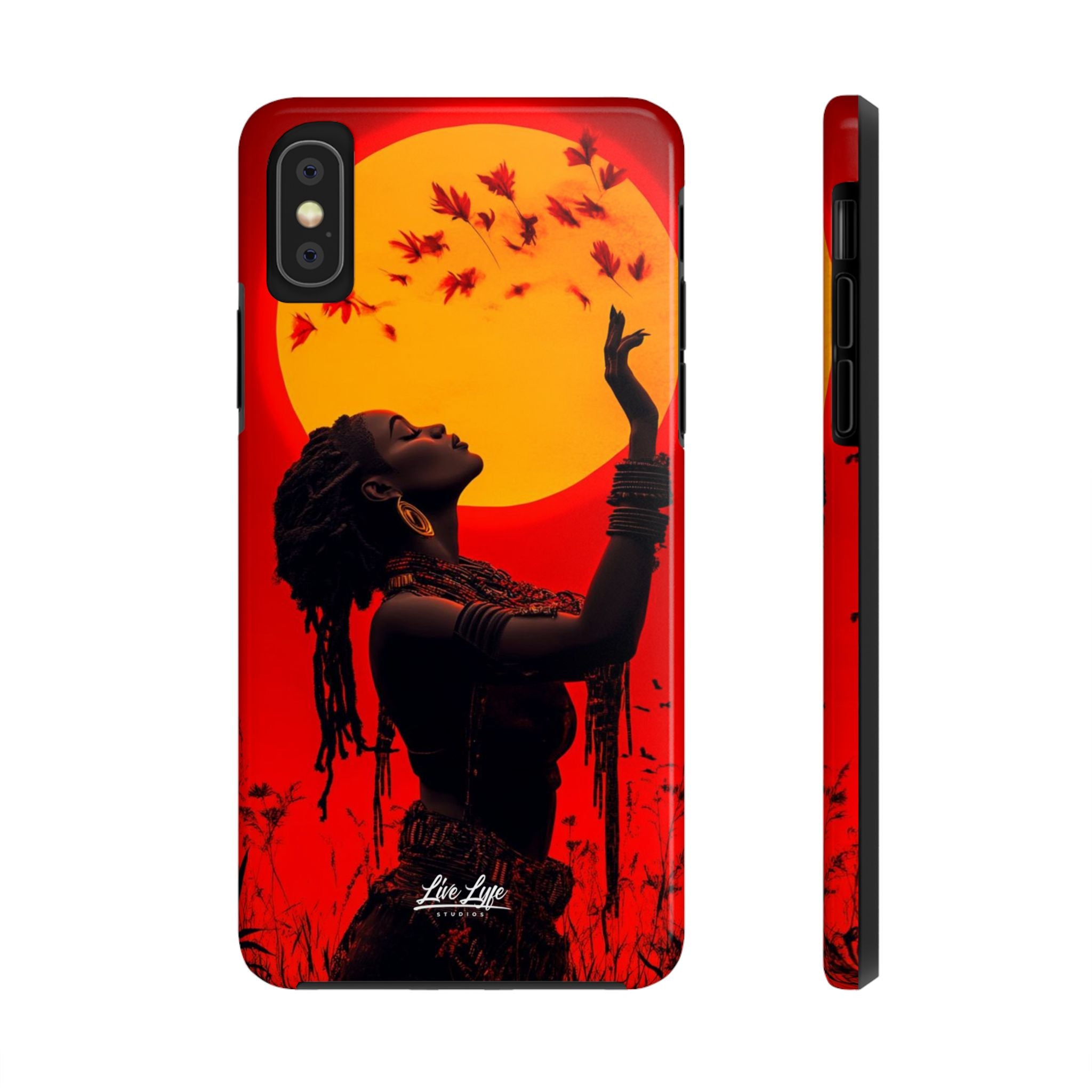 Sunset Spirit, Rasta Soul Awakening Phone Case