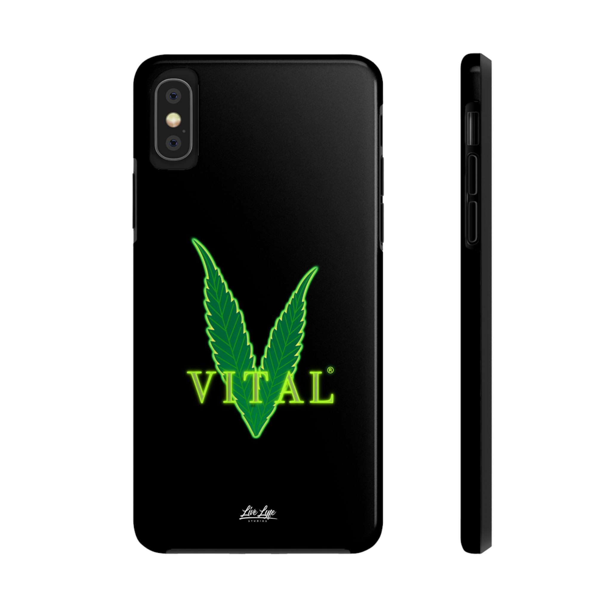 Vital Lyfe Phone Case – Sleek Black Cover