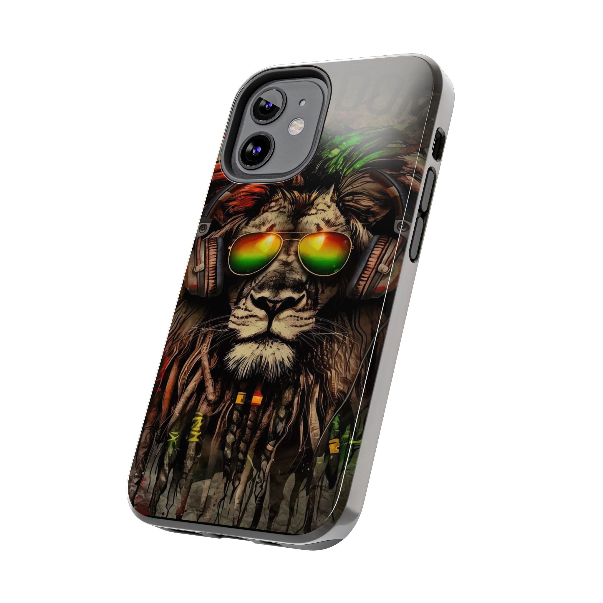 Reggae Lion Iphone Phone Case - Tough Phone Cases for Music Lovers, Gift for Rasta Fans, Vibrant Phone Cover, Unique Phone Accessories, [...]