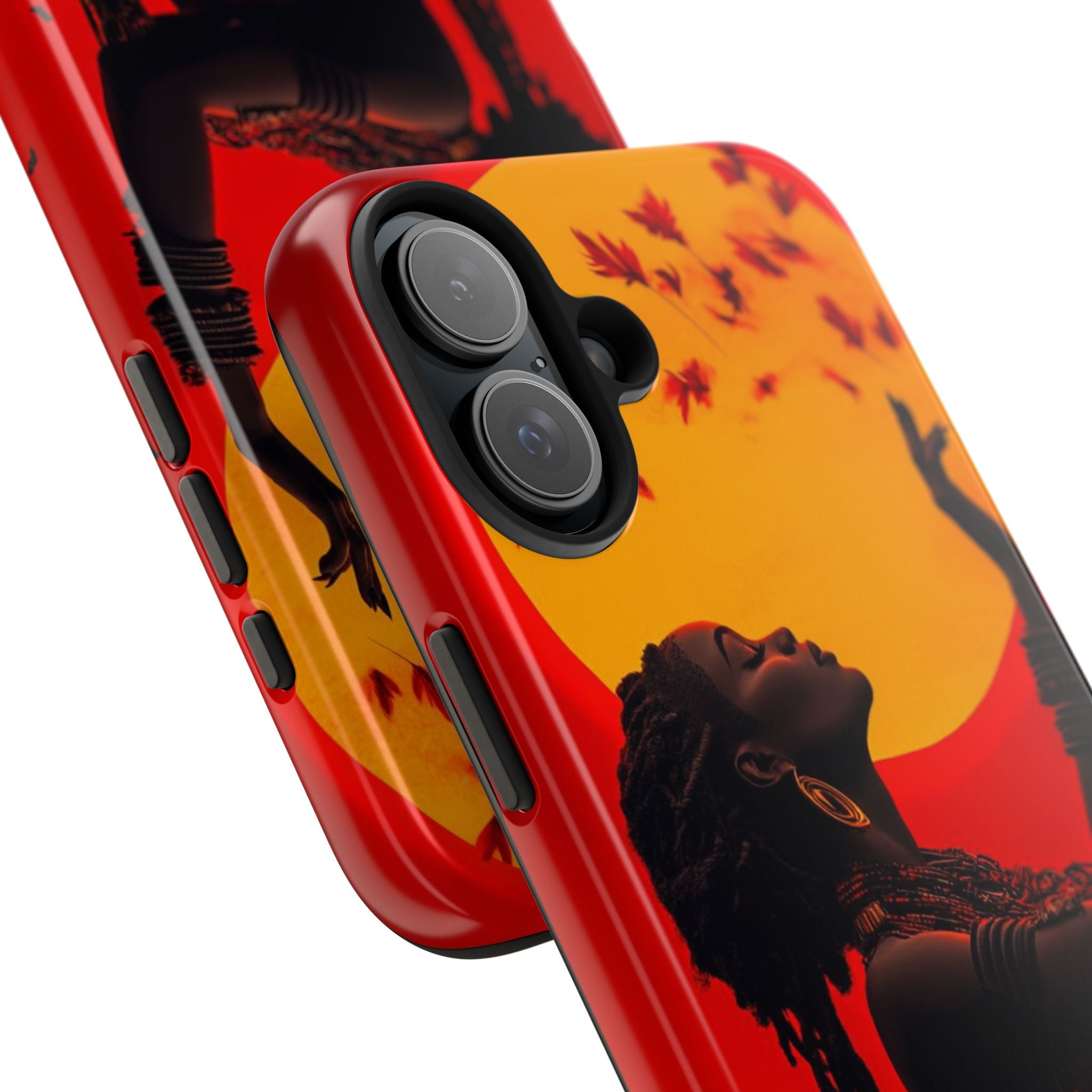Sunset Spirit, Rasta Soul Awakening Phone Case