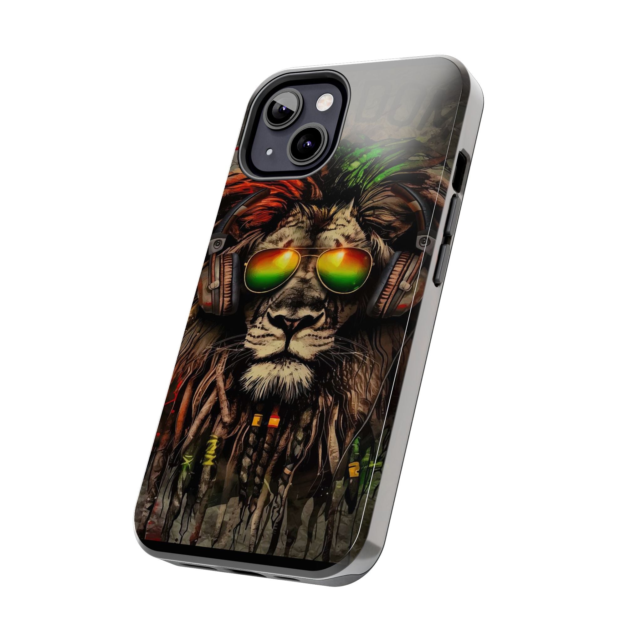 Reggae Lion Iphone Phone Case - Tough Phone Cases for Music Lovers, Gift for Rasta Fans, Vibrant Phone Cover, Unique Phone Accessories, [...]