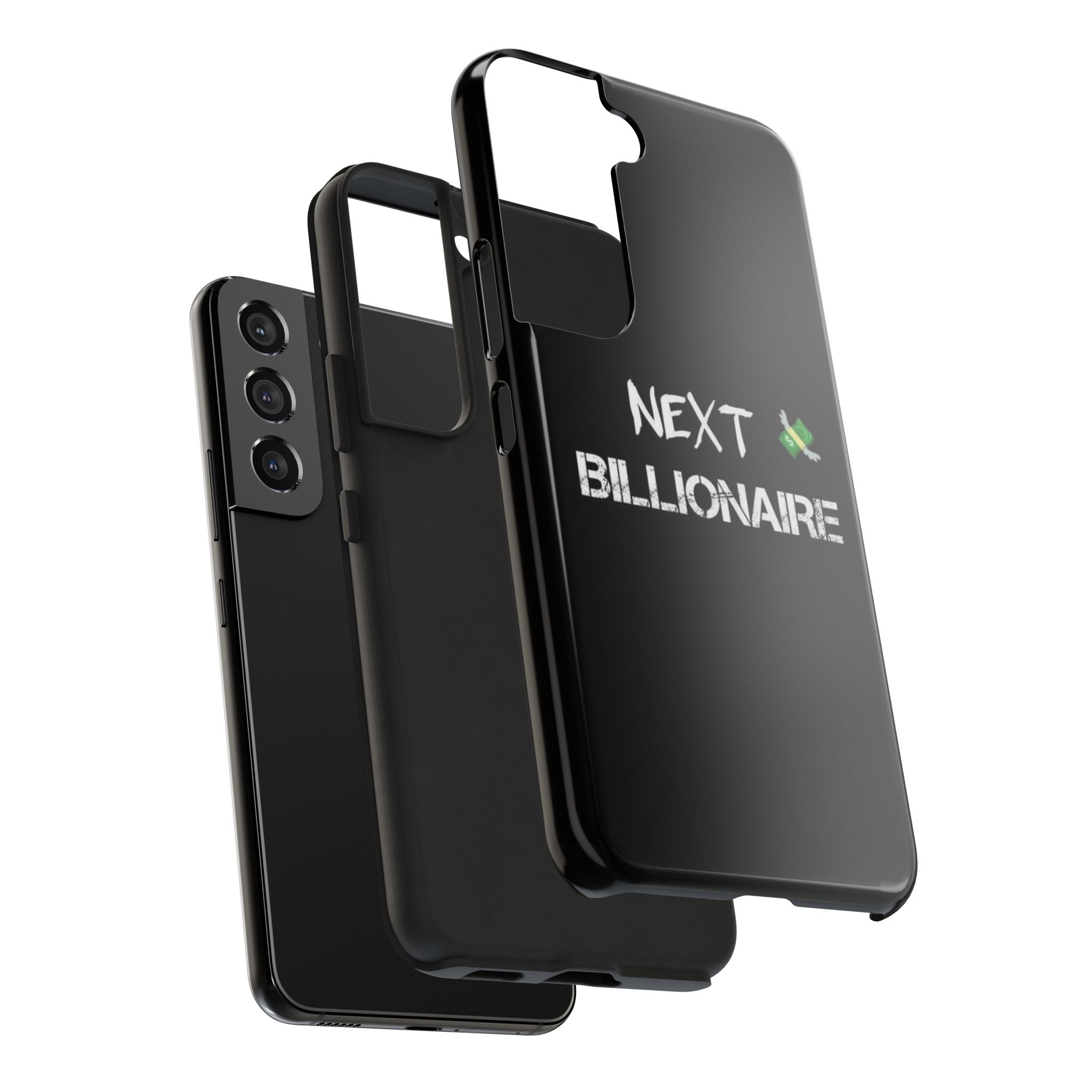 Bold Next Billionaire Phone Case, Tough Phone Cover, Entrepreneur Gift, Motivational Phone Accessory, Unique Tech Decor