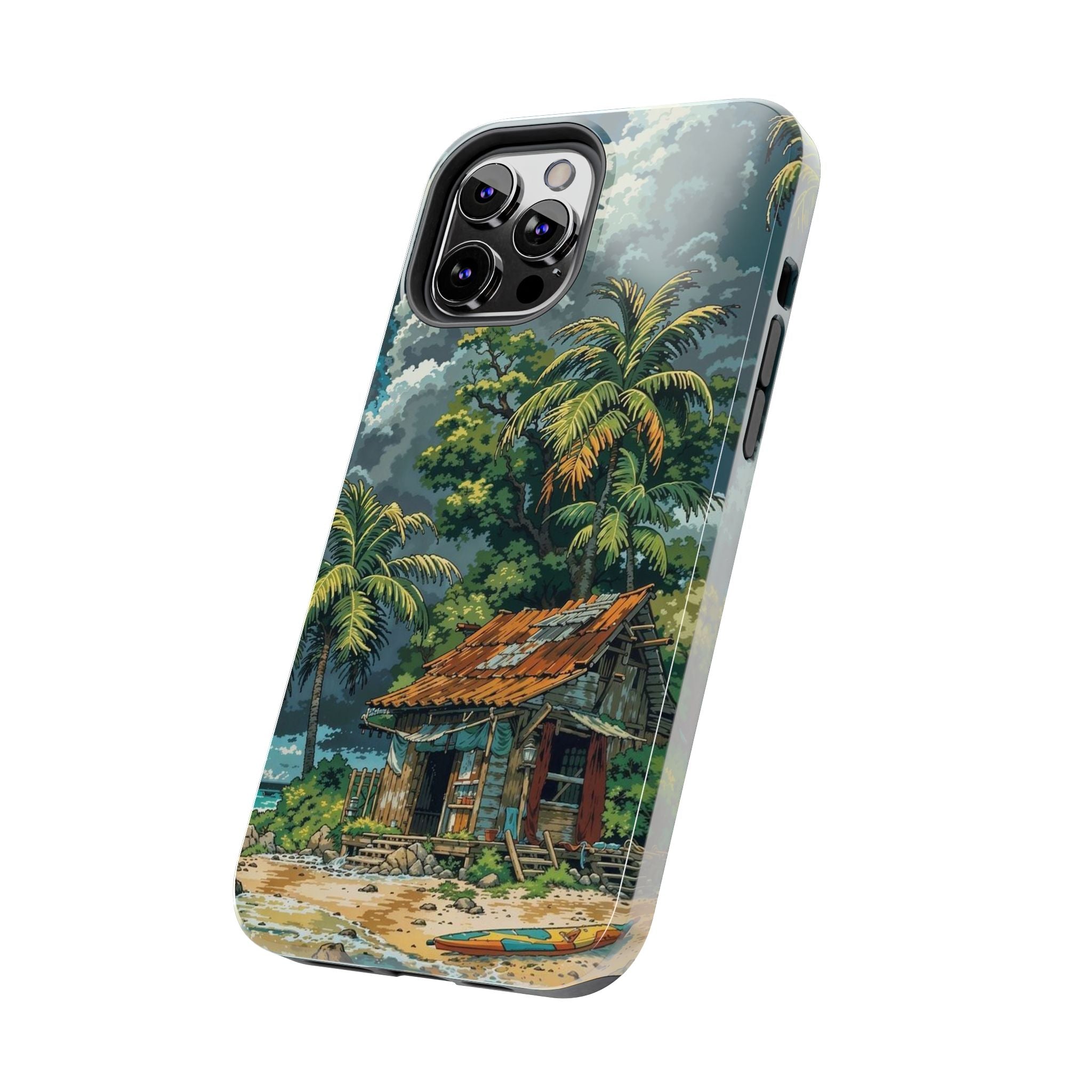 Tropical Paradise Tough iPhone and Samsung Cases - Beach Vibe, Summer Gift, Durable Protection for Adventure Lovers, Coastal Decor, Phone Accessories
