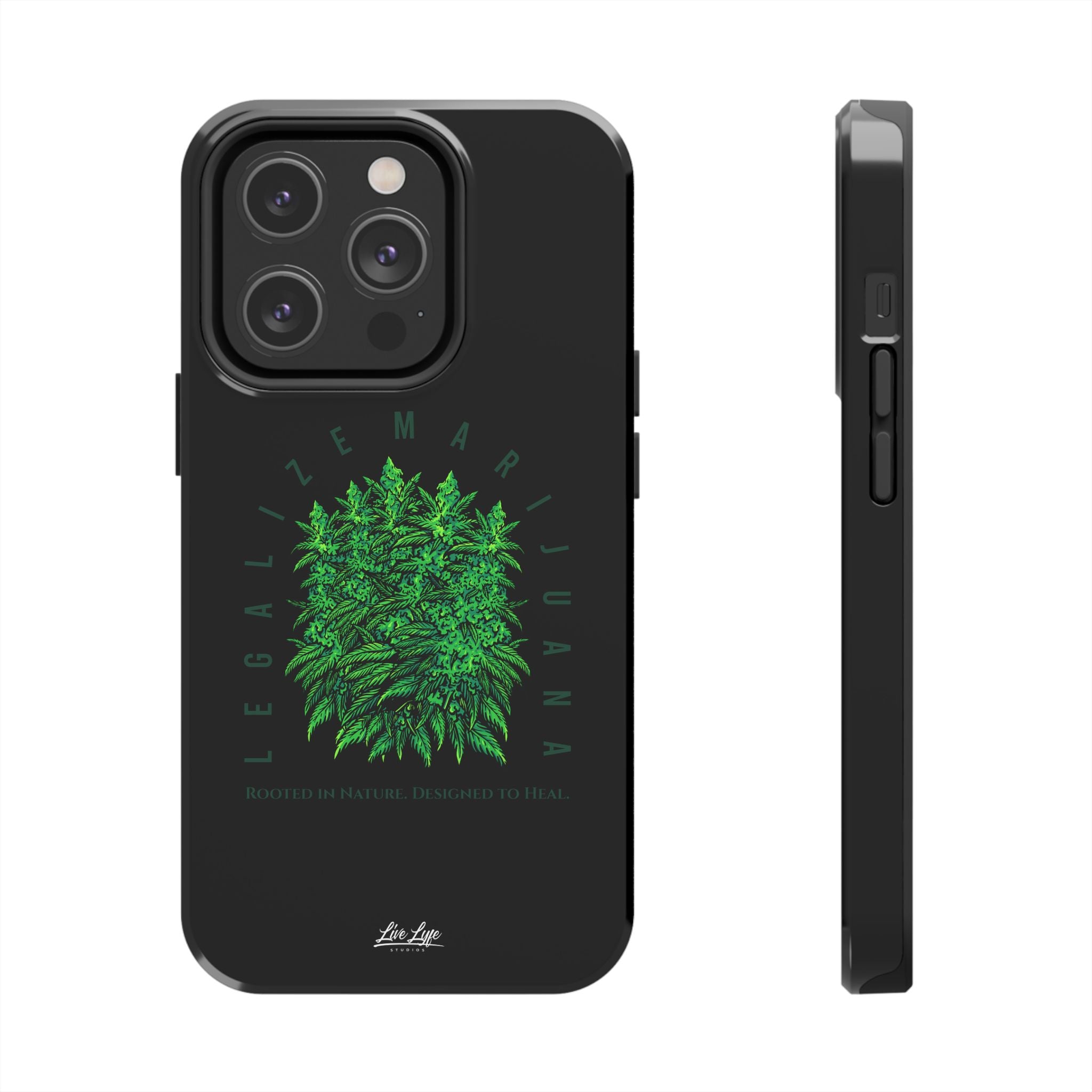 Legalize The Plant Phone Case – Sleek Black Cover