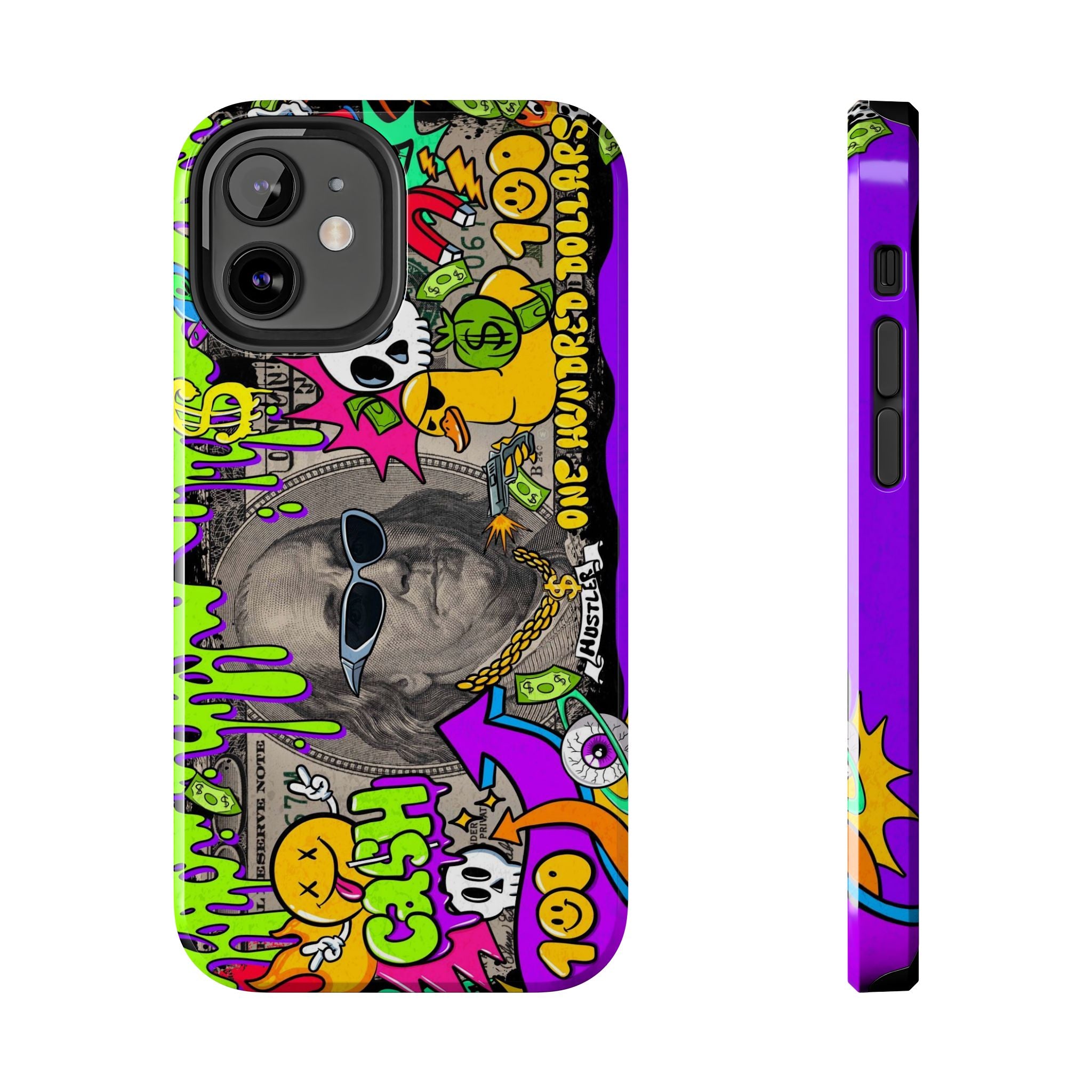 Vibrant Abstract Tough iPhone and Samsung Phone Cases - Funky, Graffiti-Style Protection, Perfect for Teens, Unique Gift, Street Art Lover, Cool Accessories