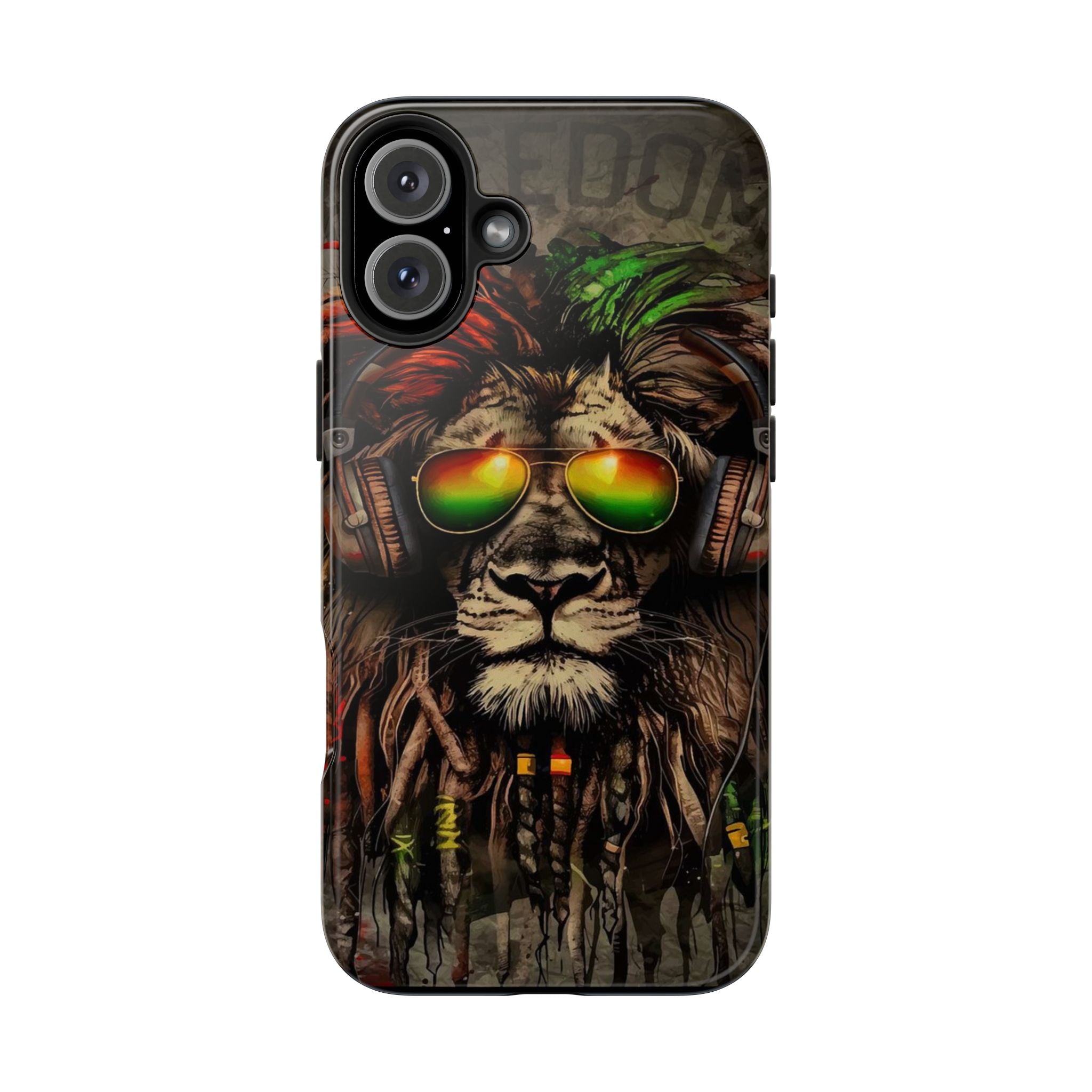 Reggae Lion Iphone Phone Case - Tough Phone Cases for Music Lovers, Gift for Rasta Fans, Vibrant Phone Cover, Unique Phone Accessories, [...]