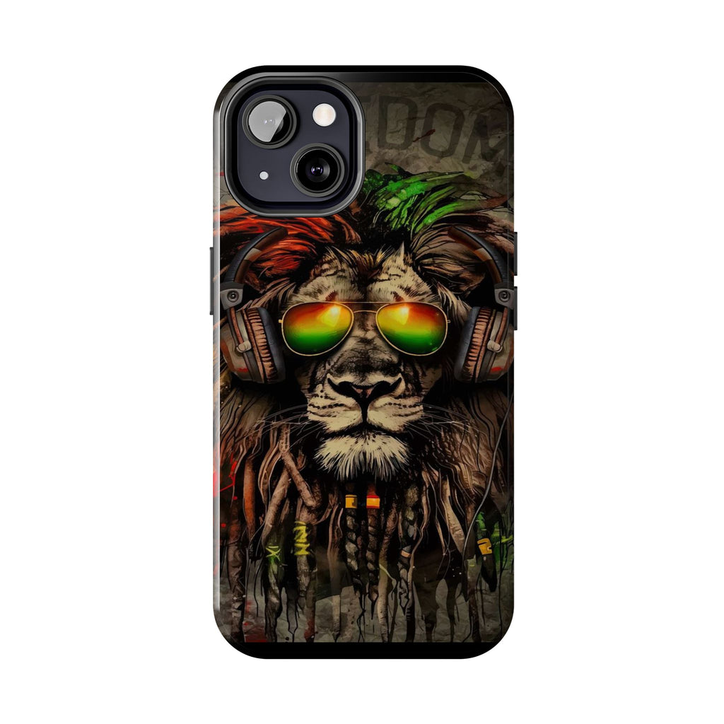 Reggae Lion Iphone Phone Case - Tough Phone Cases for Music Lovers, Gift for Rasta Fans, Vibrant Phone Cover, Unique Phone Accessories, [...]