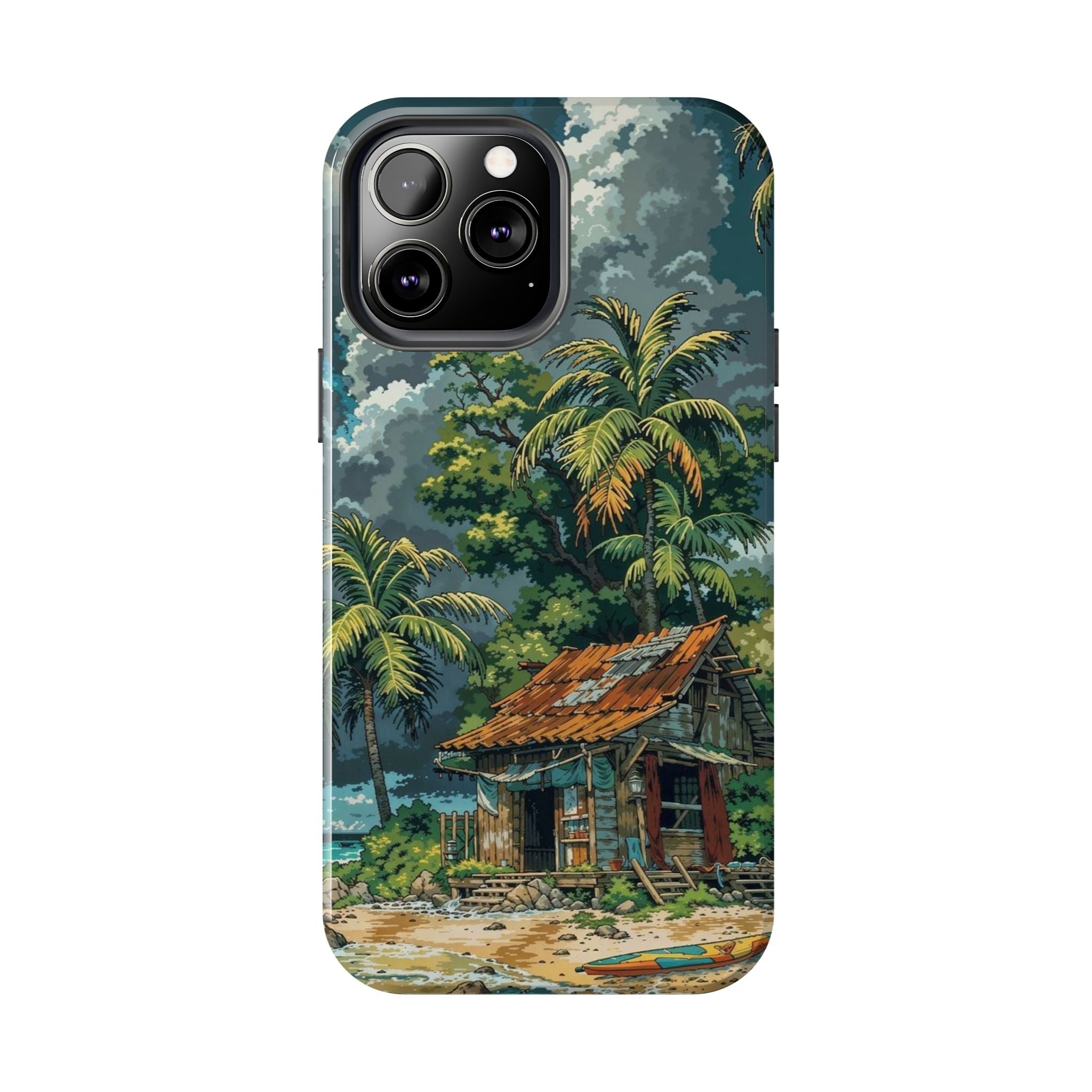 Tropical Paradise Tough iPhone and Samsung Cases - Beach Vibe, Summer Gift, Durable Protection for Adventure Lovers, Coastal Decor, Phone Accessories