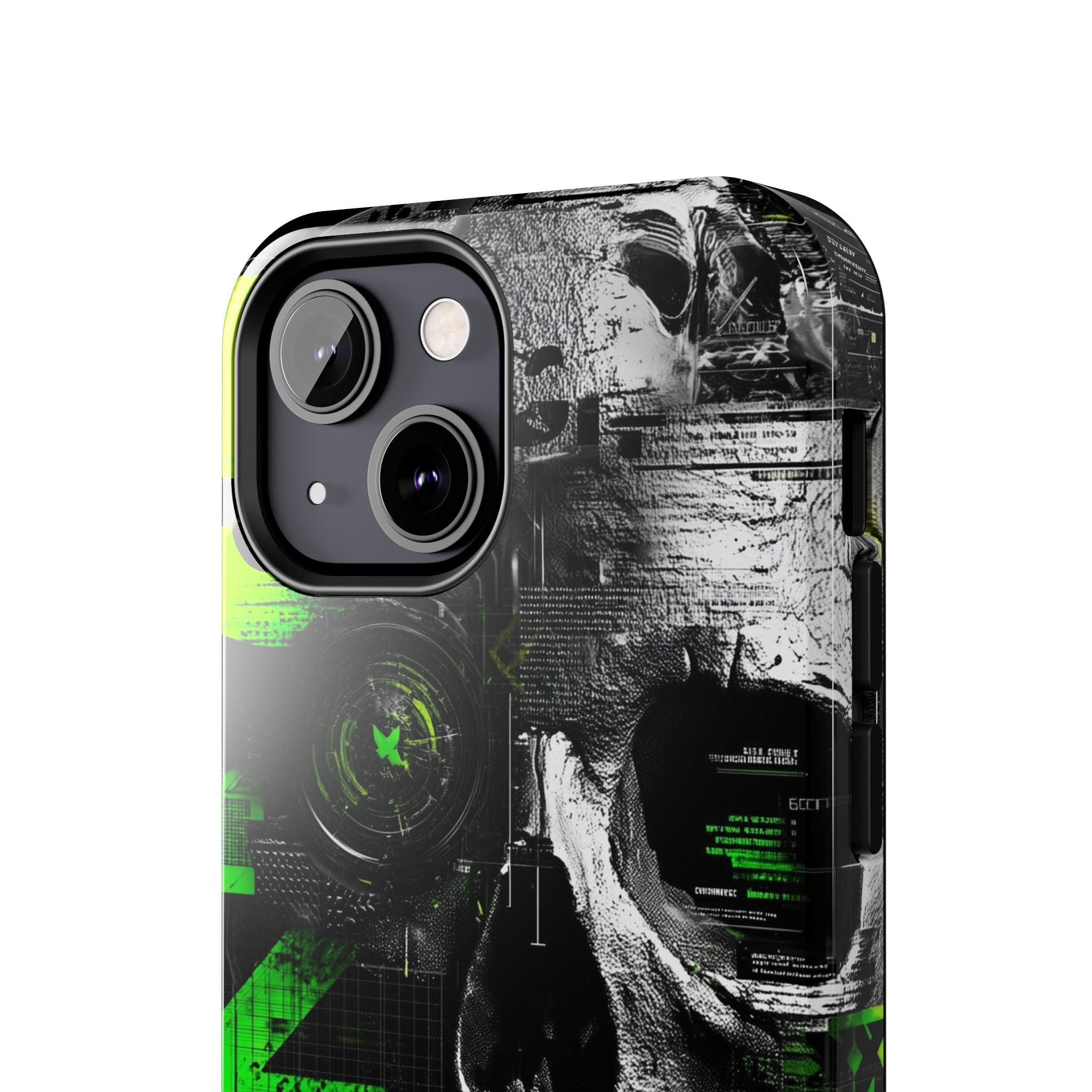 Edgy Skull iPhone Case Tough Protection for Your Device, Unique Design for Gamers, Halloween Gift, Tech Accessories, Bold Aesthetic