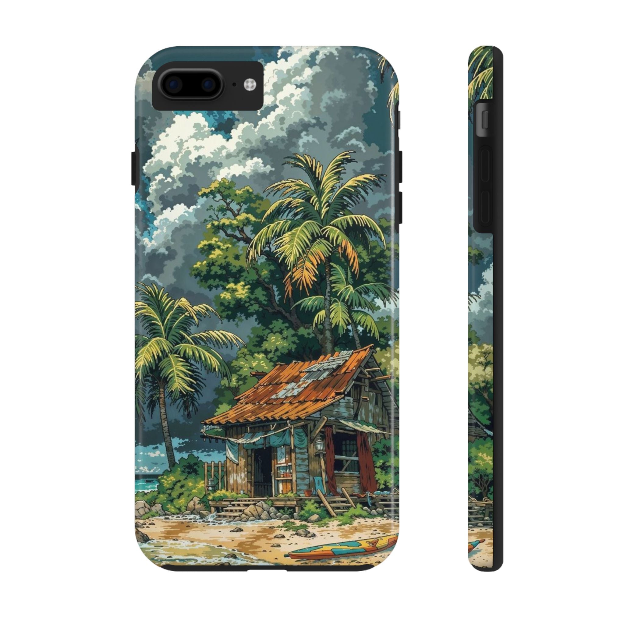 Tropical Paradise Tough iPhone and Samsung Cases - Beach Vibe, Summer Gift, Durable Protection for Adventure Lovers, Coastal Decor, Phone Accessories