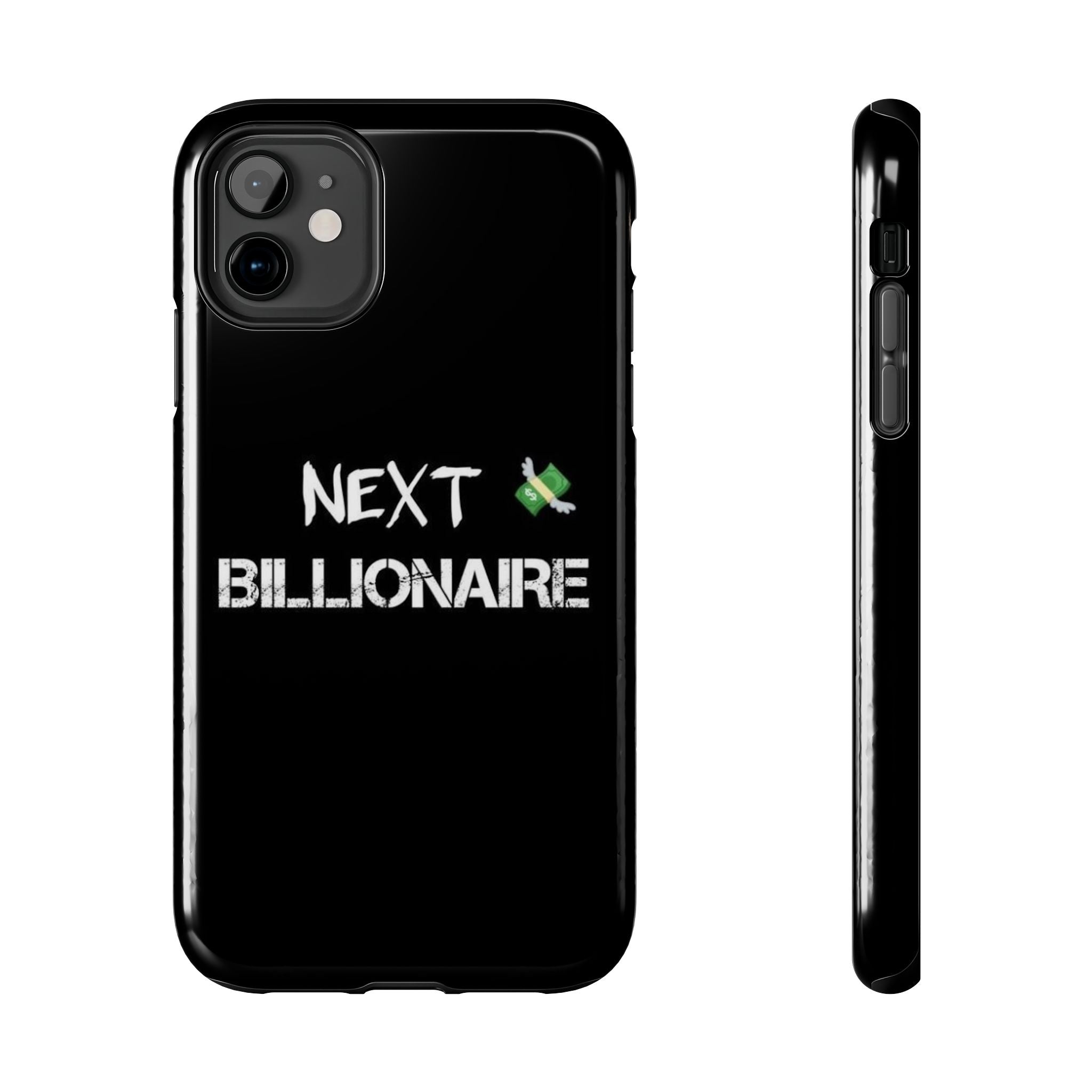 Bold Next Billionaire Phone Case, Tough Phone Cover, Entrepreneur Gift, Motivational Phone Accessory, Unique Tech Decor