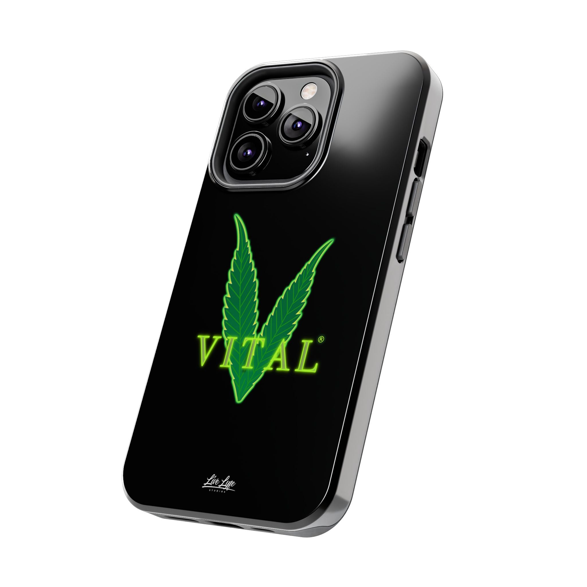 Vital Lyfe Phone Case – Sleek Black Cover