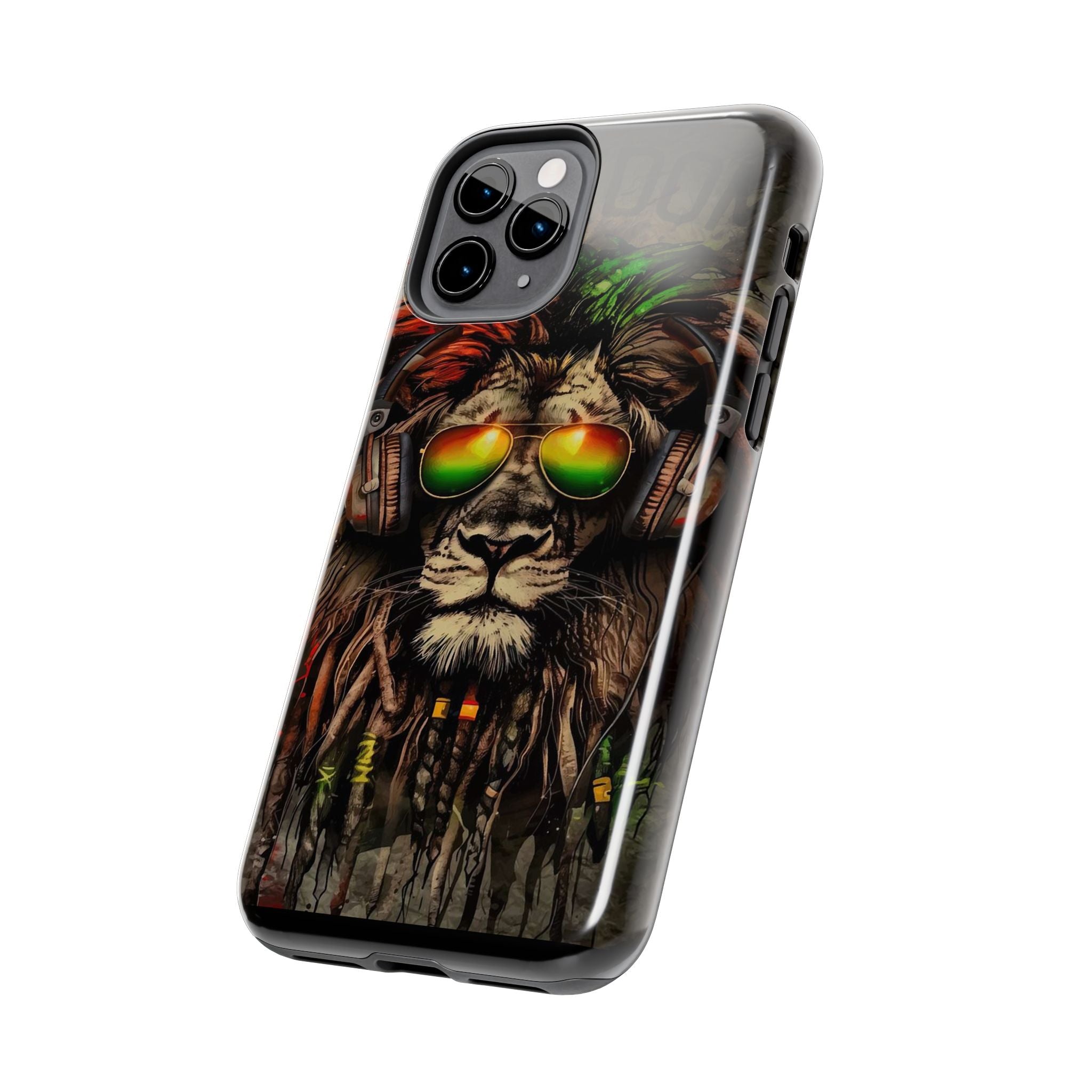 Reggae Lion Iphone Phone Case - Tough Phone Cases for Music Lovers, Gift for Rasta Fans, Vibrant Phone Cover, Unique Phone Accessories, [...]