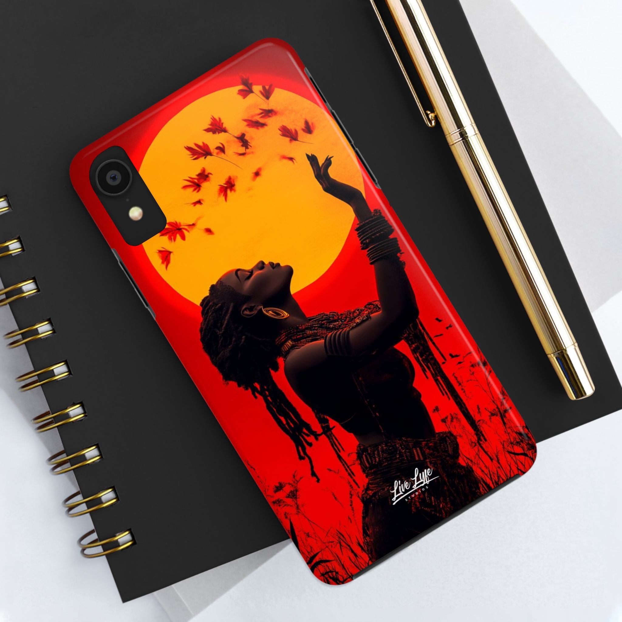 Sunset Spirit, Rasta Soul Awakening Phone Case