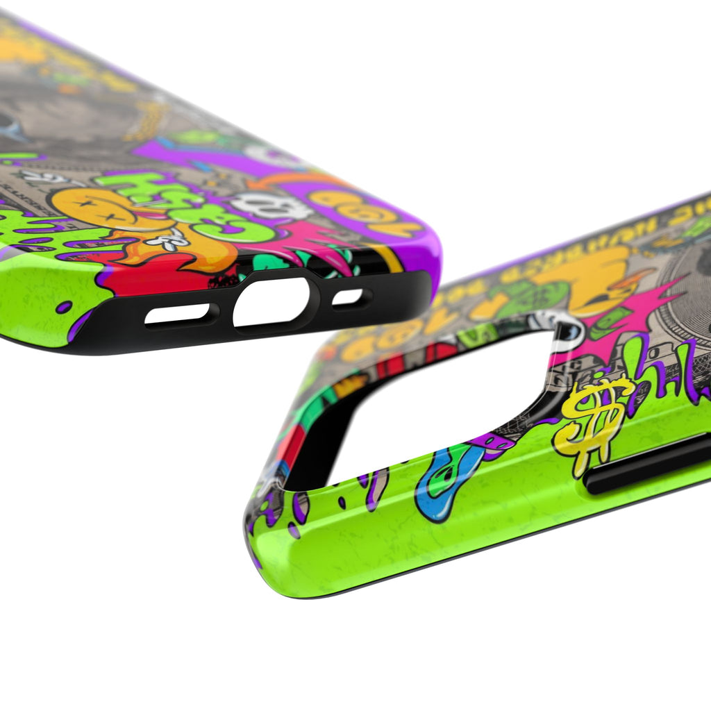 Vibrant Abstract Tough iPhone and Samsung Phone Cases - Funky, Graffiti-Style Protection, Perfect for Teens, Unique Gift, Street Art Lover, Cool Accessories