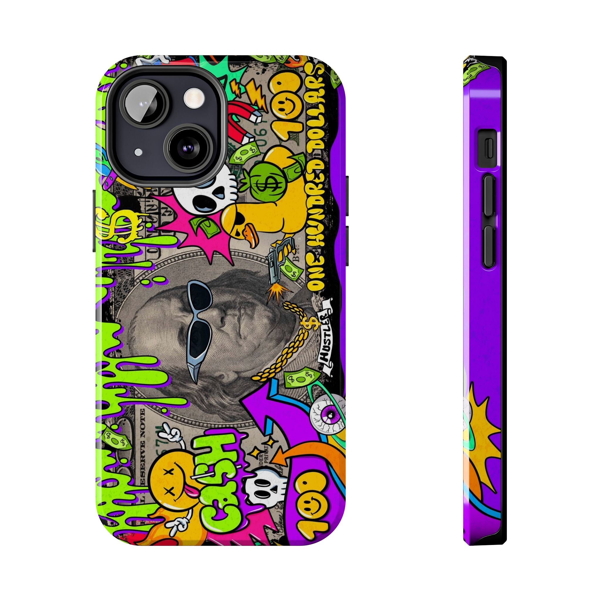 Vibrant Abstract Tough iPhone and Samsung Phone Cases - Funky, Graffiti-Style Protection, Perfect for Teens, Unique Gift, Street Art Lover, Cool Accessories