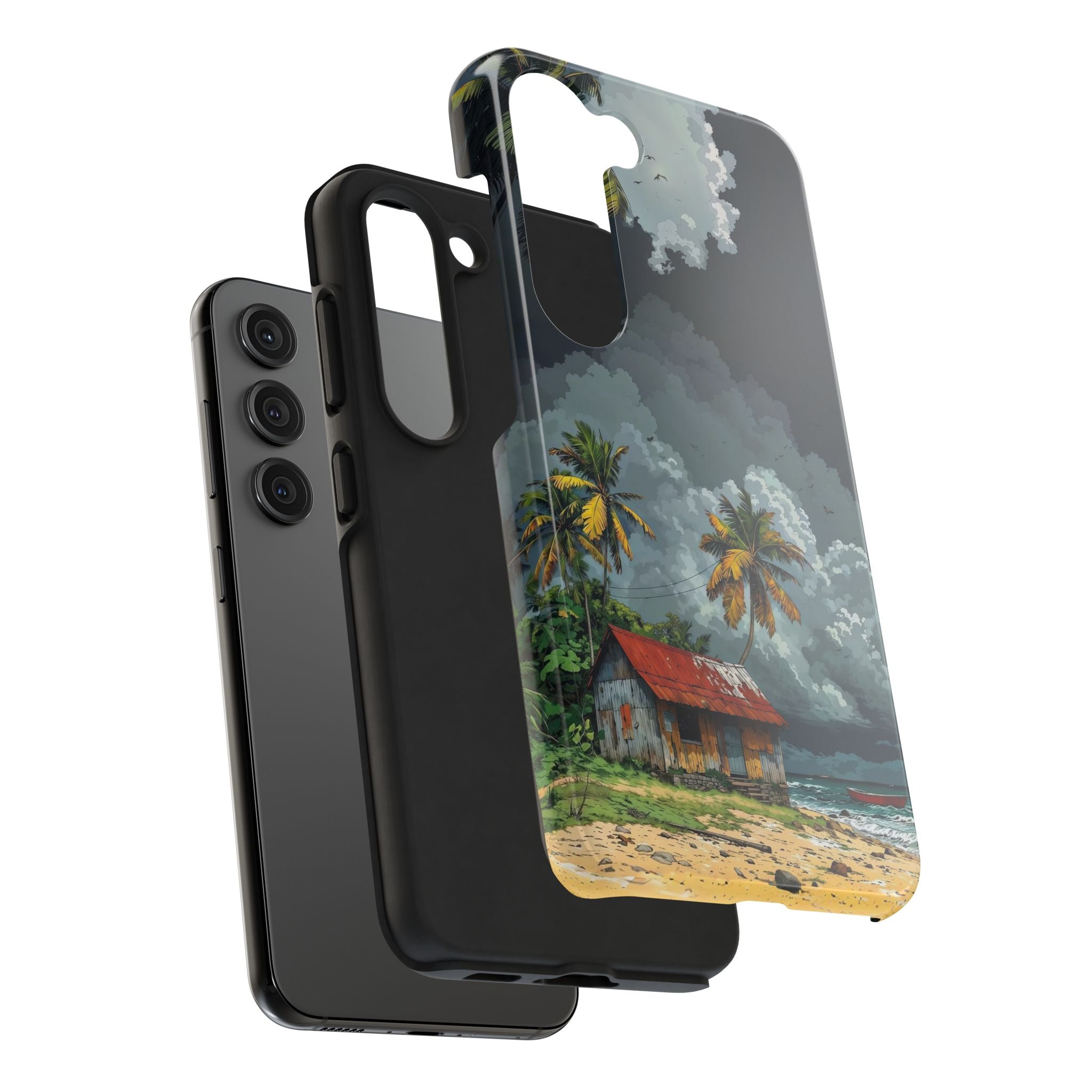 Tropical Beach Phone Cases - Coastal Vibes, Summer Gift, Adventure Ready, Travel Companion, Protective Cover Layer