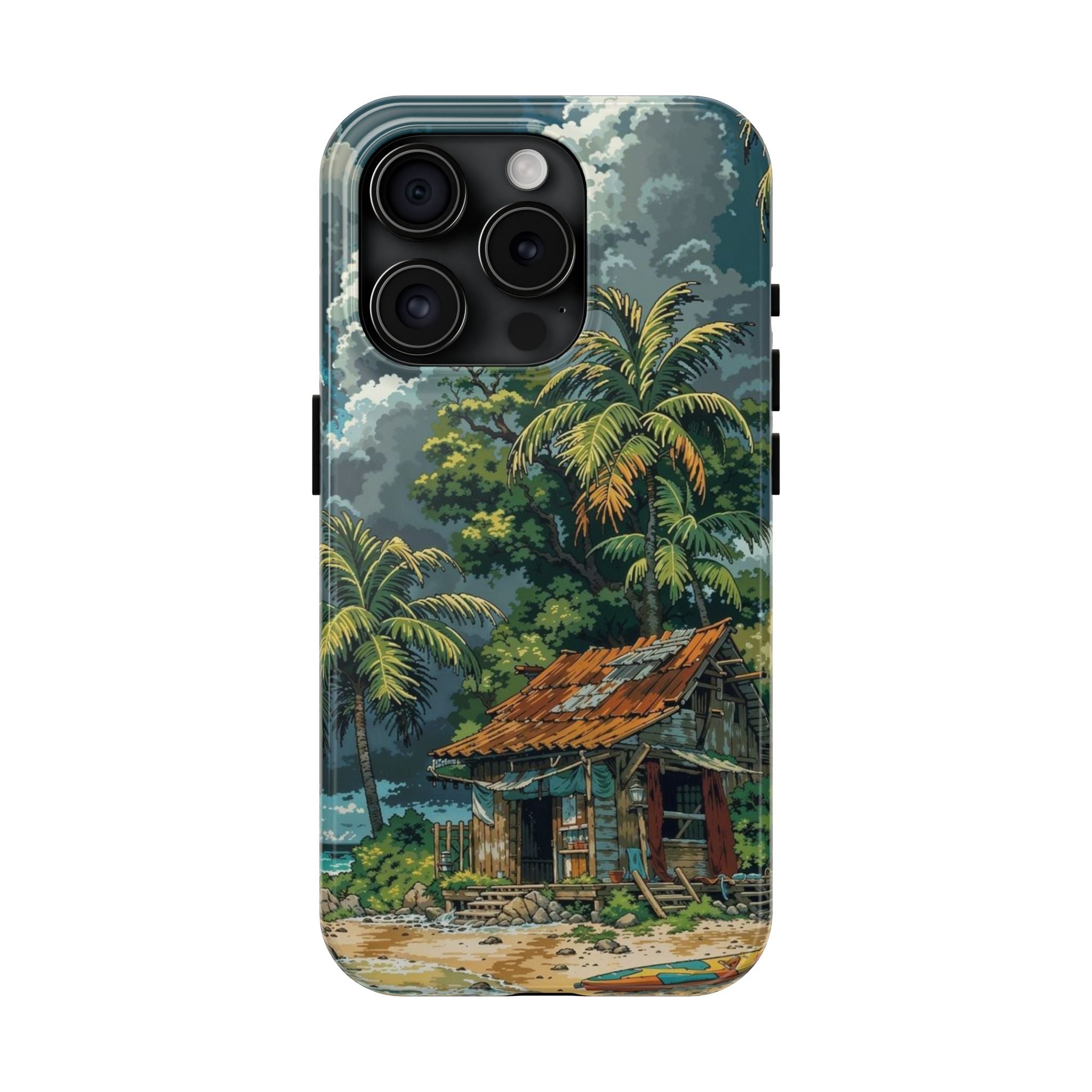 Tropical Paradise Tough iPhone and Samsung Cases - Beach Vibe, Summer Gift, Durable Protection for Adventure Lovers, Coastal Decor, Phone Accessories