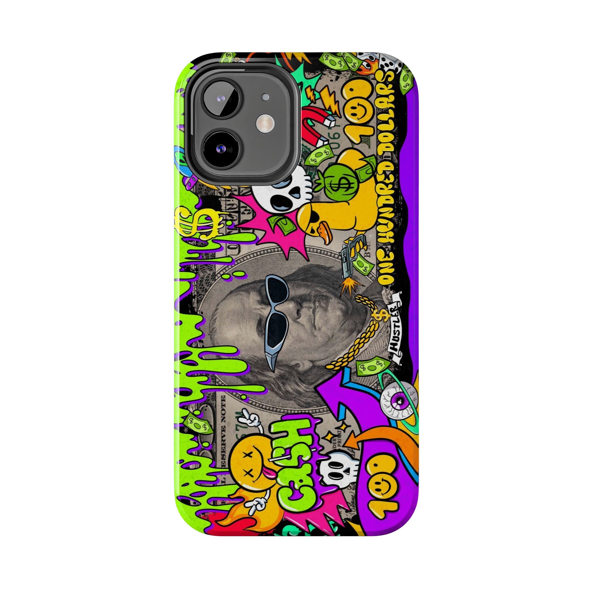Vibrant Abstract Tough iPhone and Samsung Phone Cases - Funky, Graffiti-Style Protection, Perfect for Teens, Unique Gift, Street Art Lover, Cool Accessories