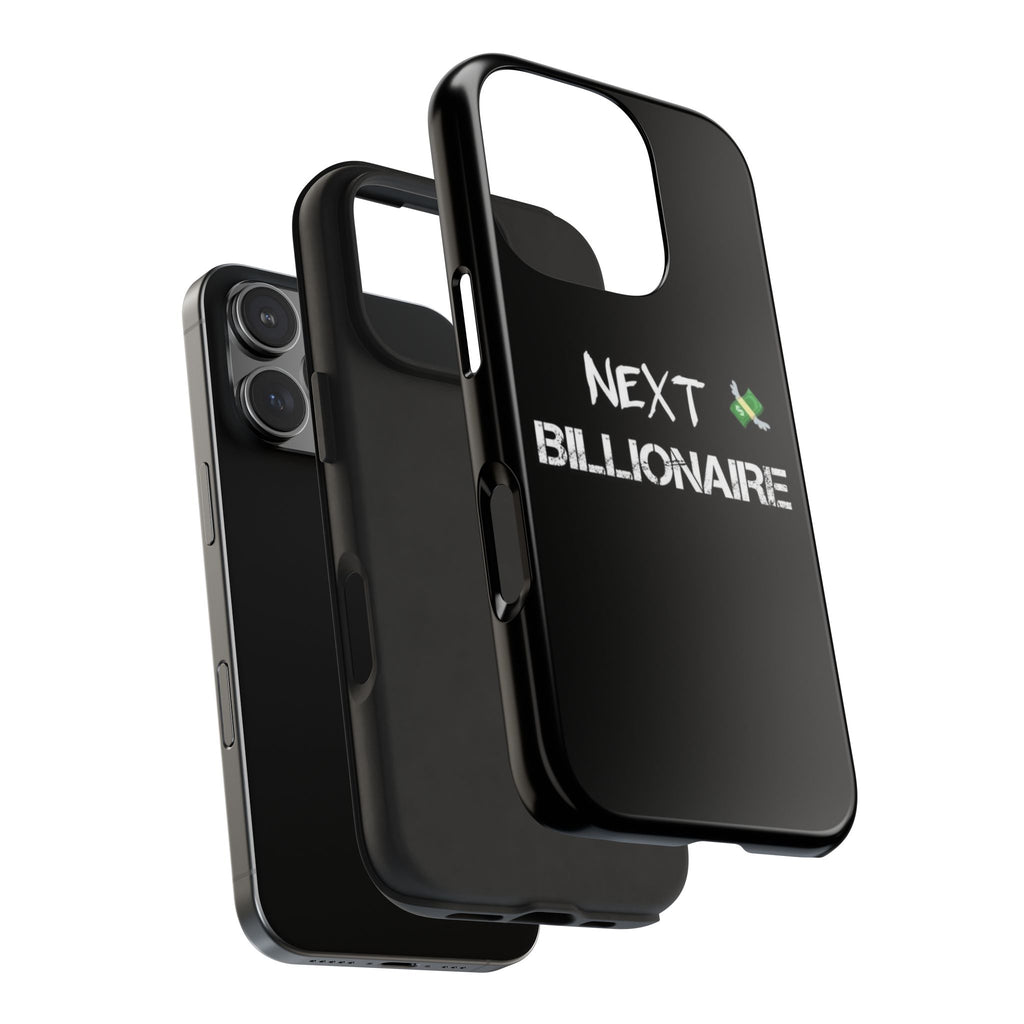 Bold Next Billionaire Phone Case, Tough Phone Cover, Entrepreneur Gift, Motivational Phone Accessory, Unique Tech Decor