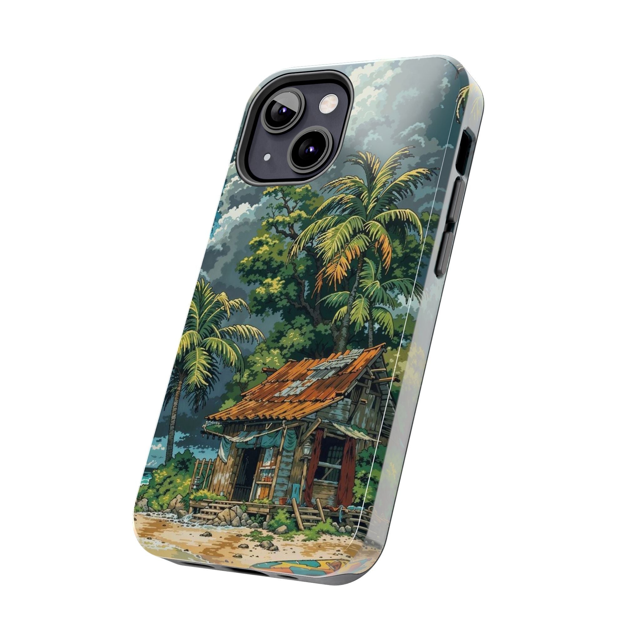 Tropical Paradise Tough iPhone and Samsung Cases - Beach Vibe, Summer Gift, Durable Protection for Adventure Lovers, Coastal Decor, Phone Accessories