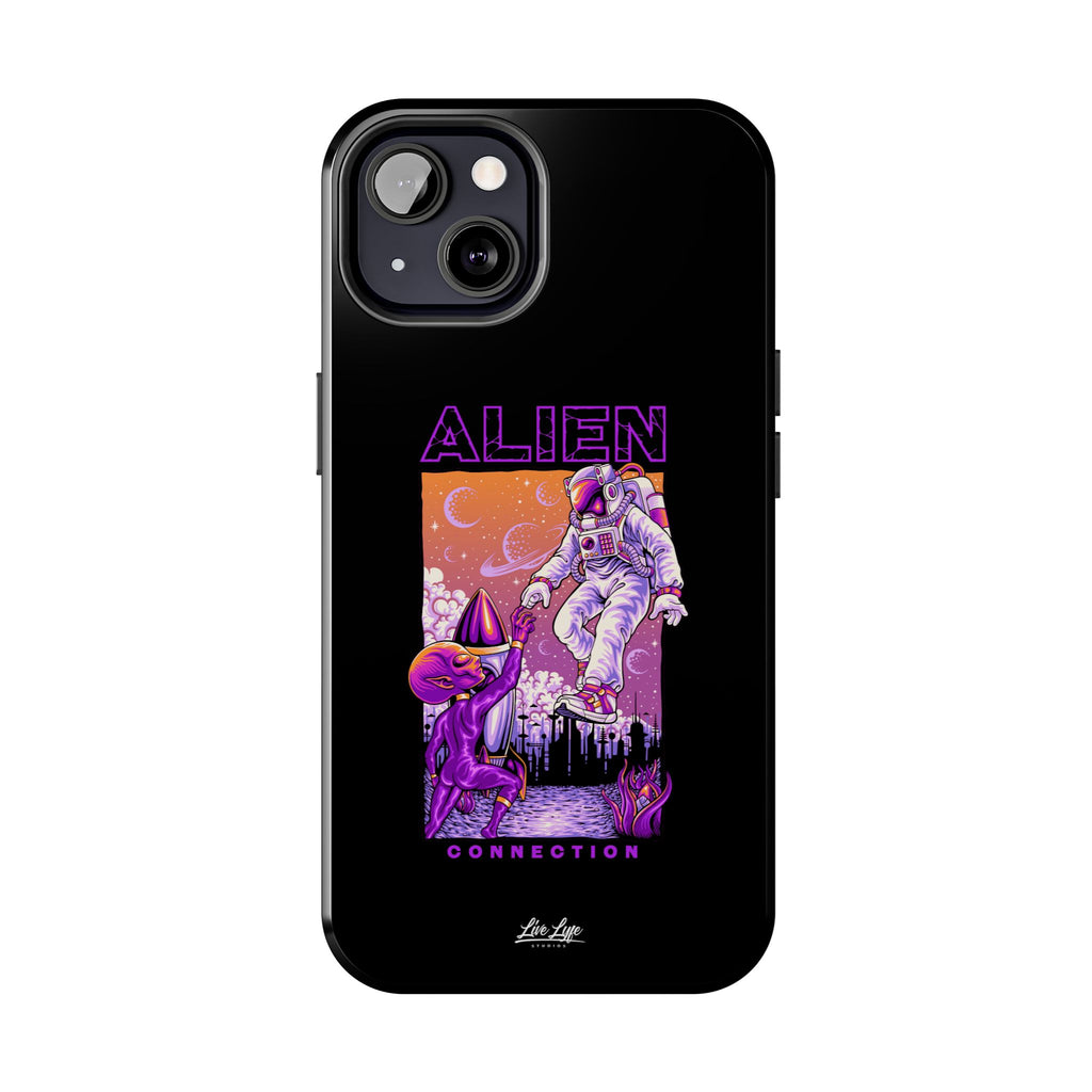 Alien Connection Phone Case – Sleek Black Cover