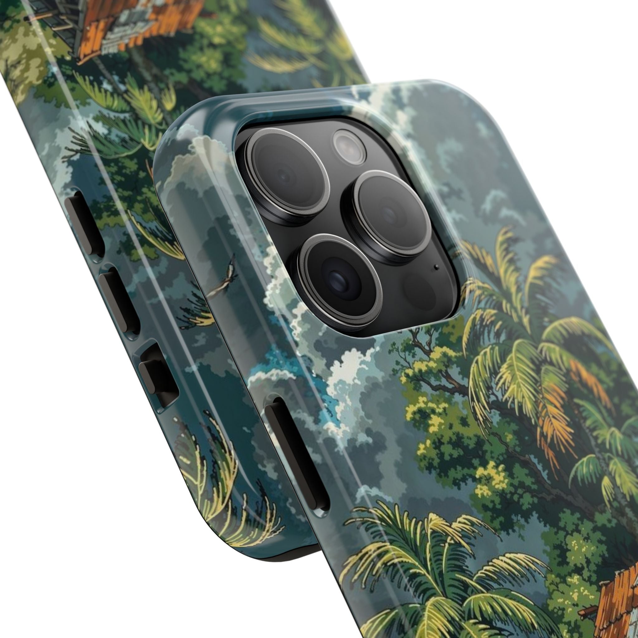 Tropical Paradise Tough iPhone and Samsung Cases - Beach Vibe, Summer Gift, Durable Protection for Adventure Lovers, Coastal Decor, Phone Accessories