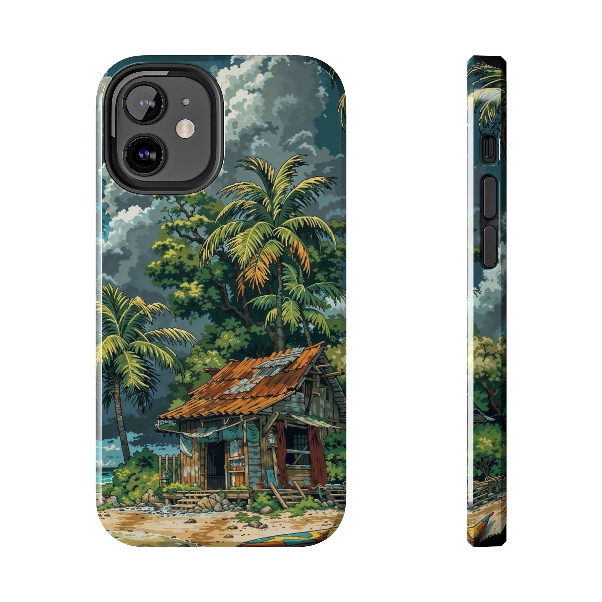 Tropical Paradise Tough iPhone and Samsung Cases - Beach Vibe, Summer Gift, Durable Protection for Adventure Lovers, Coastal Decor, Phone Accessories