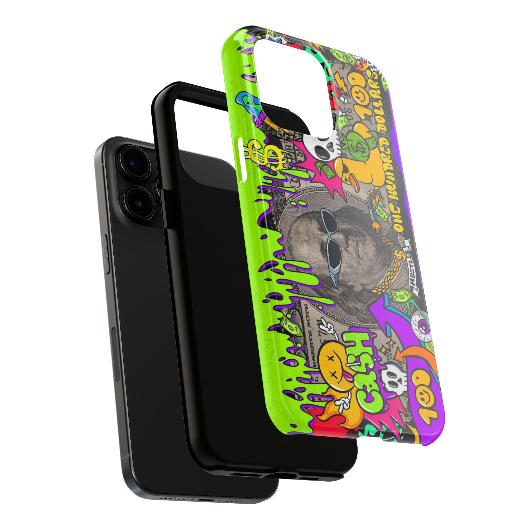 Vibrant Abstract Tough iPhone and Samsung Phone Cases - Funky, Graffiti-Style Protection, Perfect for Teens, Unique Gift, Street Art Lover, Cool Accessories