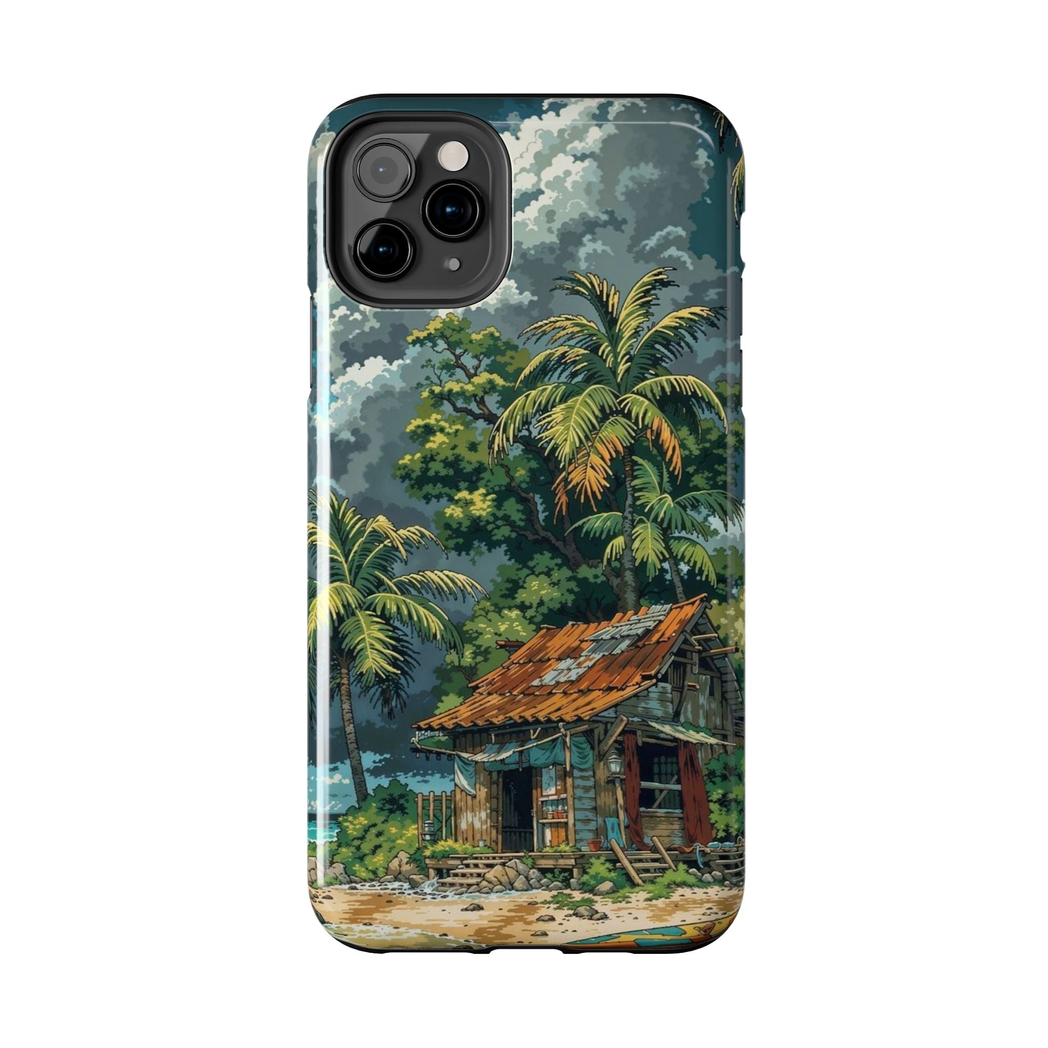 Tropical Paradise Tough iPhone and Samsung Cases - Beach Vibe, Summer Gift, Durable Protection for Adventure Lovers, Coastal Decor, Phone Accessories