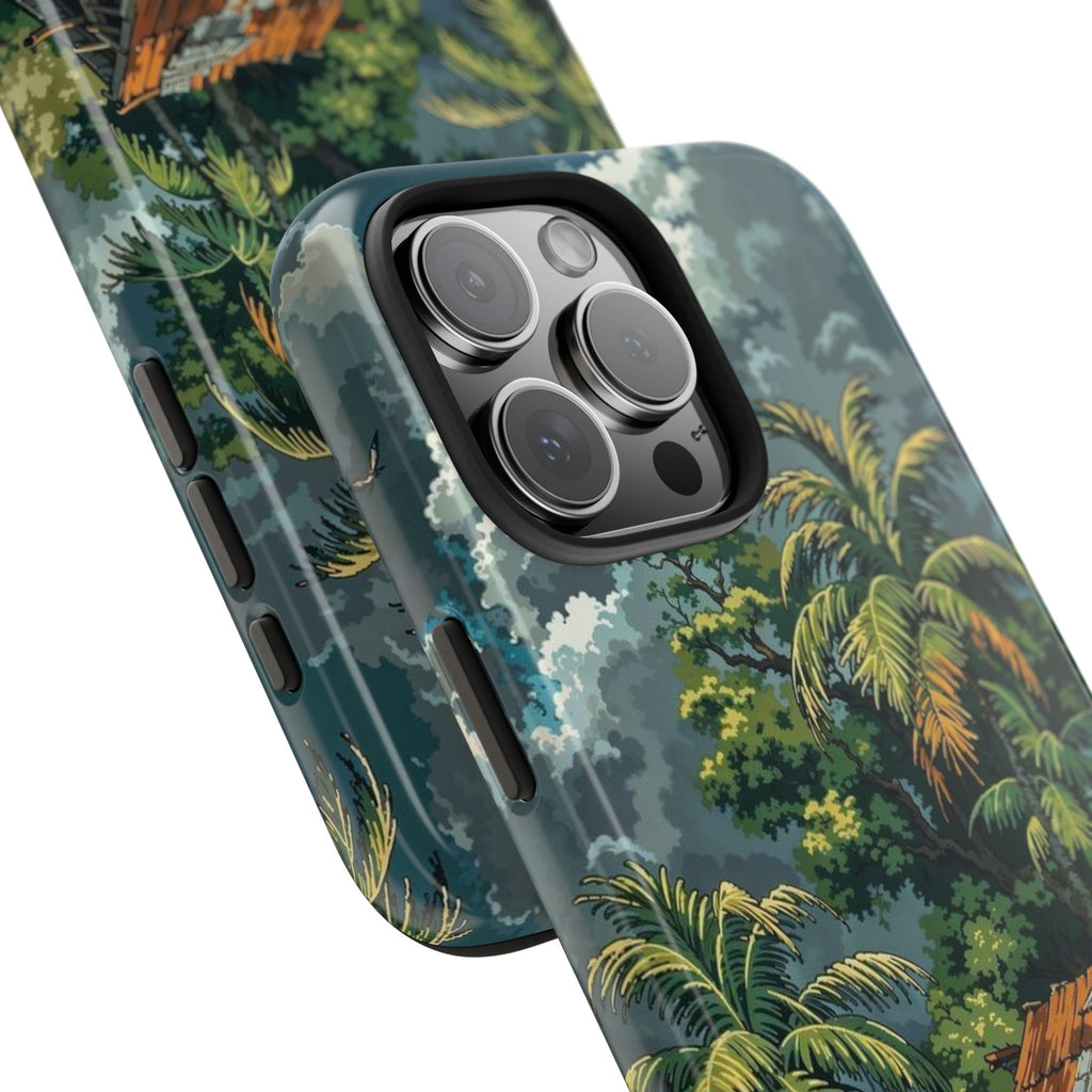 Tropical Paradise Tough iPhone and Samsung Cases - Beach Vibe, Summer Gift, Durable Protection for Adventure Lovers, Coastal Decor, Phone Accessories