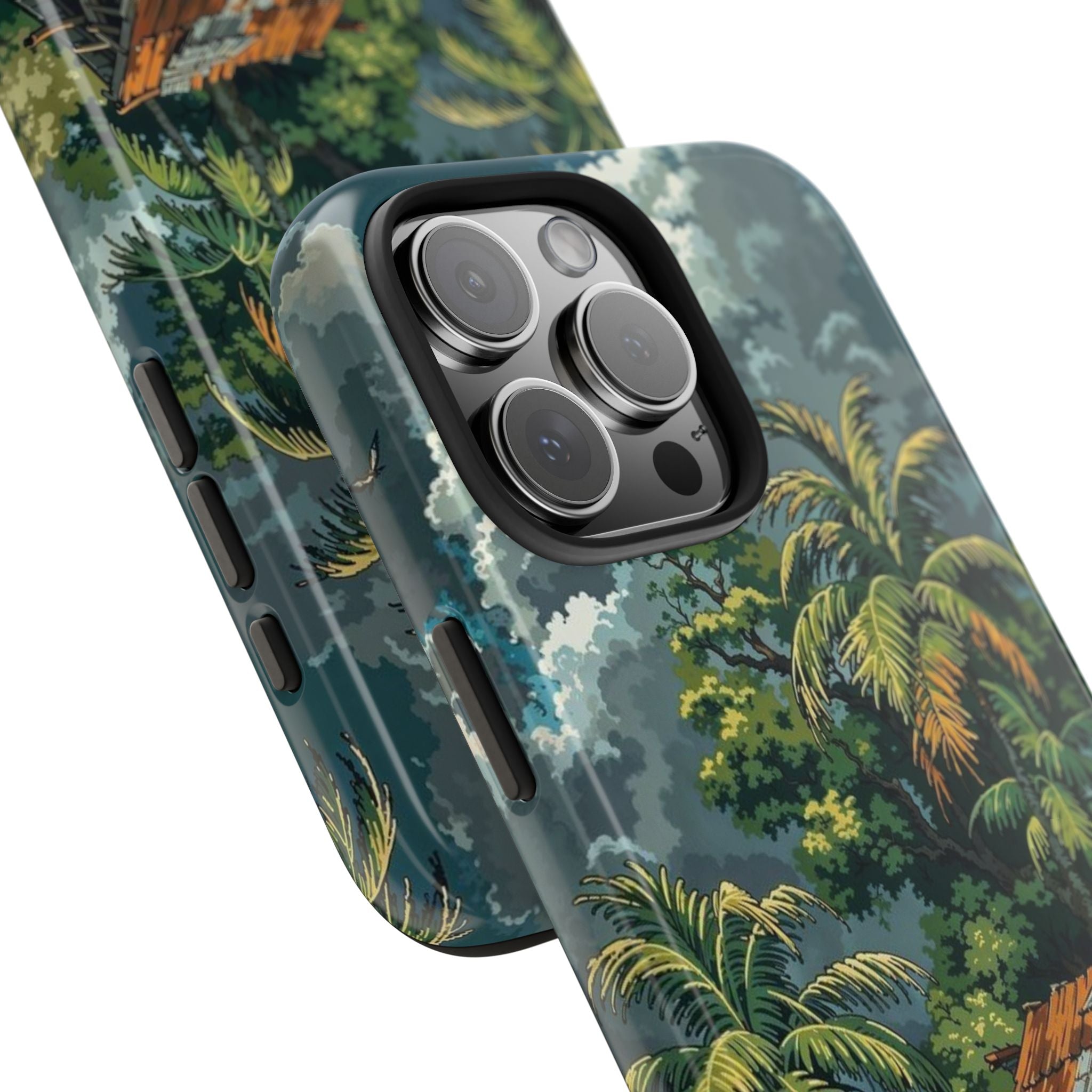 Tropical Paradise Tough iPhone and Samsung Cases - Beach Vibe, Summer Gift, Durable Protection for Adventure Lovers, Coastal Decor, Phone Accessories