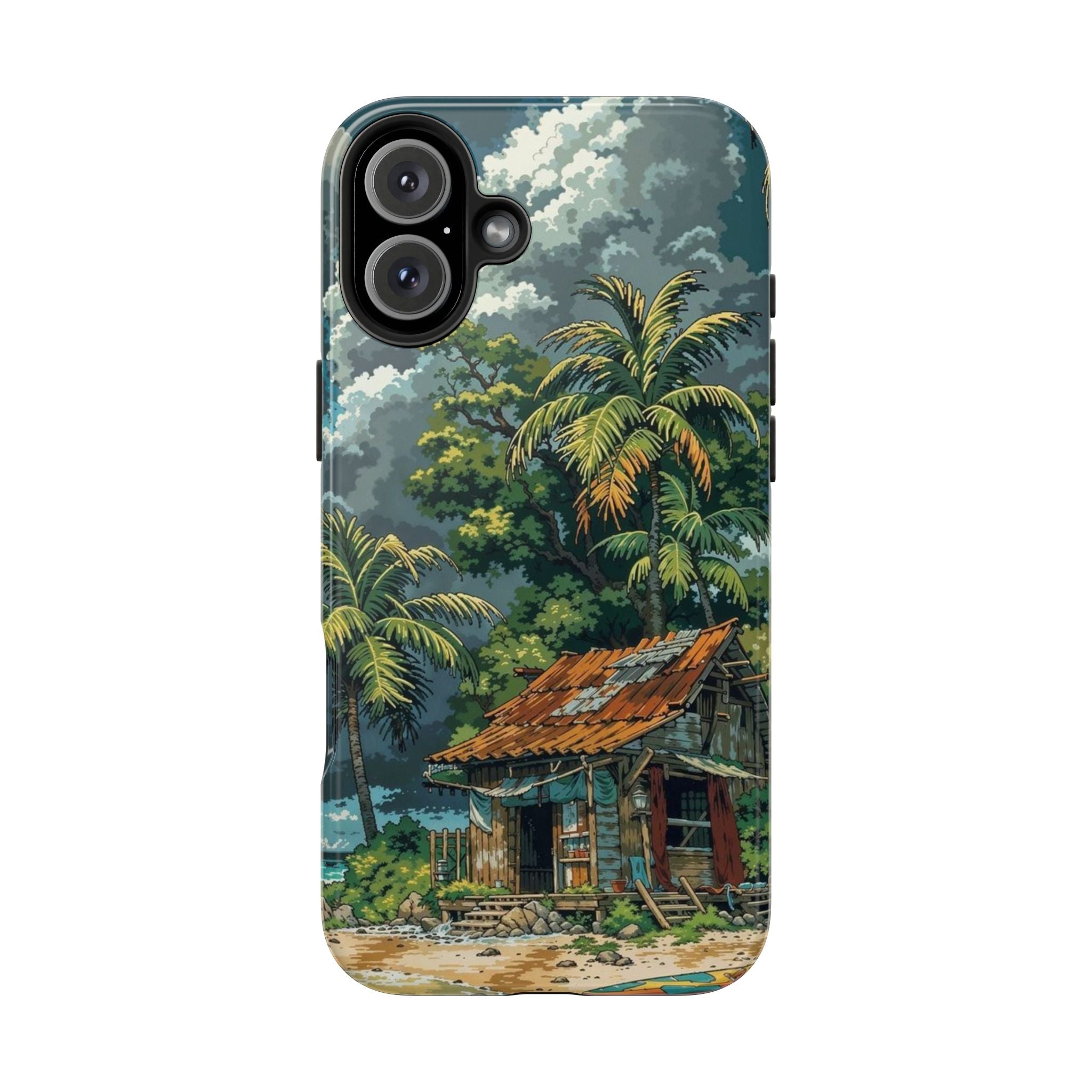 Tropical Paradise Tough iPhone and Samsung Cases - Beach Vibe, Summer Gift, Durable Protection for Adventure Lovers, Coastal Decor, Phone Accessories