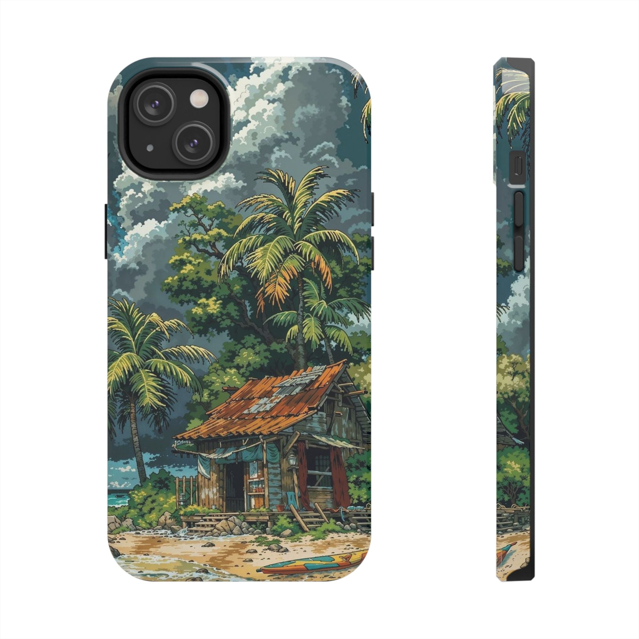 Tropical Paradise Tough iPhone and Samsung Cases - Beach Vibe, Summer Gift, Durable Protection for Adventure Lovers, Coastal Decor, Phone Accessories
